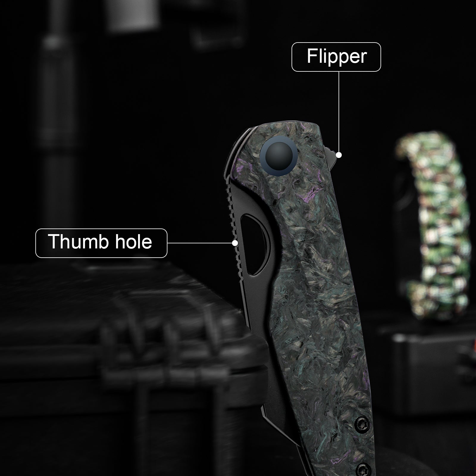 Sparrow | 20CV | Fat Carbon Medusa+Titanium | KizerB™ 3628A3