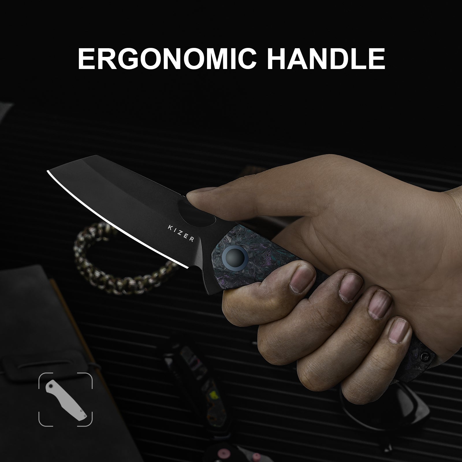 Sparrow | 20CV | Fat Carbon Medusa+Titanium | KizerB™ 3628A3