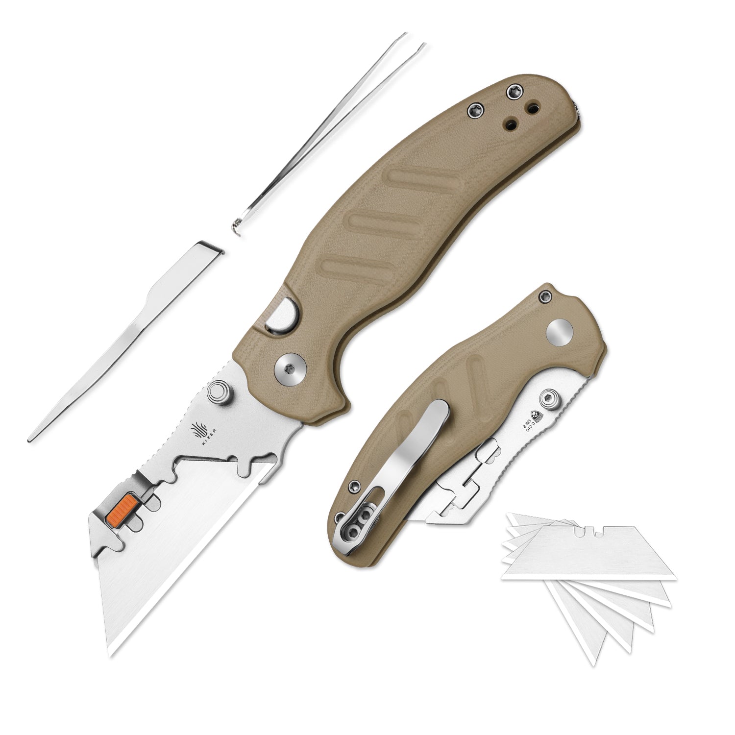 C01C Uti 2 - 2.8 inch 5Cr15MoV G10 V3488.29JNA2-Kizer