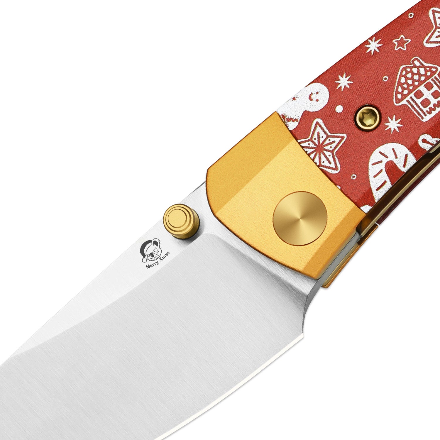 Christmas | Mini MoMo | Nitro-V | Aluminum & Micarta | KizerV™ 3663MC1 | Limited