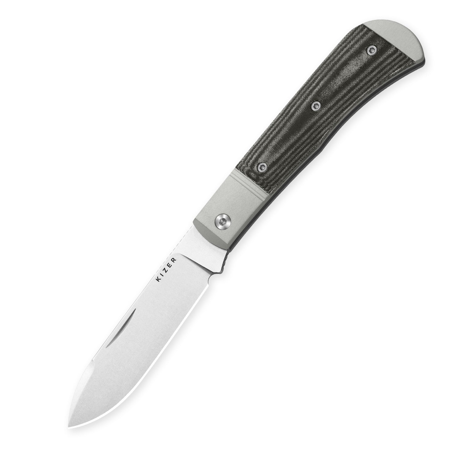 Trestle D | Aluminum & Norplex UltreX™ Micarta | Slip Joint | Nitro-V | KizerV™ 3760A1