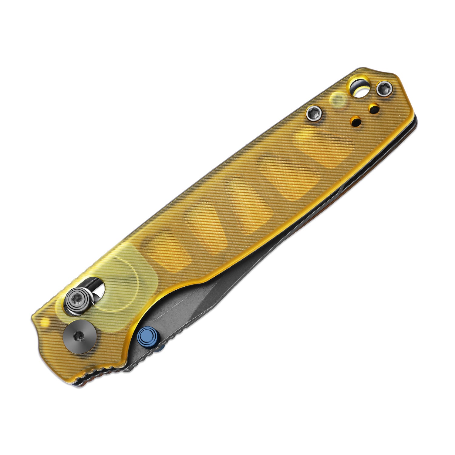 Pokiman CC | Kizer Clutch Lock™ | Clip Point | Four-Finger Full Grip | Clear PEI | KizerV™ 3789A3