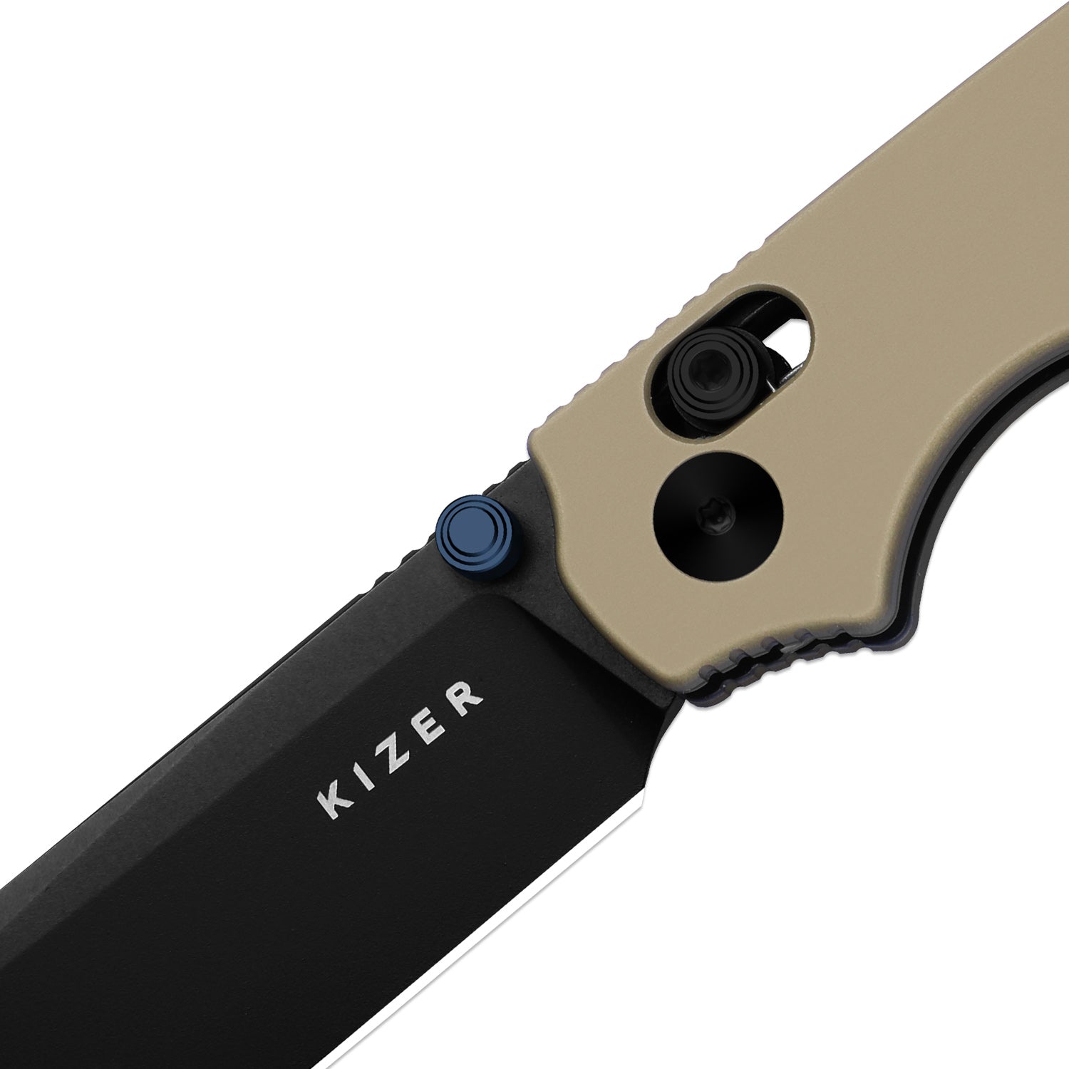 Pokiman CS | Kizer Clutch Lock™ | Sheepsfoot | Four-Finger Full Grip | Aluminum | KizerV™ 3789A6