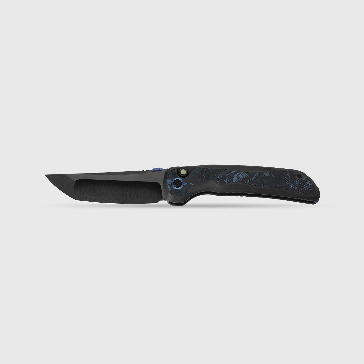 Mithril | KineticFit™ Button Lock | M390 + DLC Ultra + Hand-Brushed | Titanium (DLC Ultra) & Fat Carbon | Exquisite Light | KizerX® FK08A2