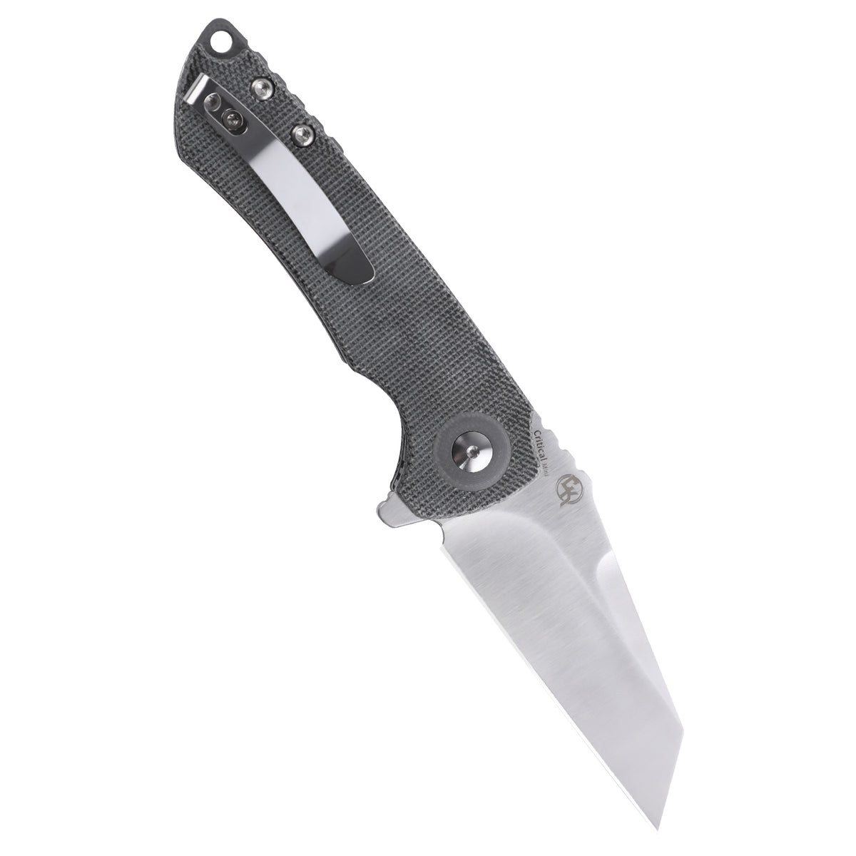 Kizer Mini Critical Micarta Black V3508A2 (3" Satin)