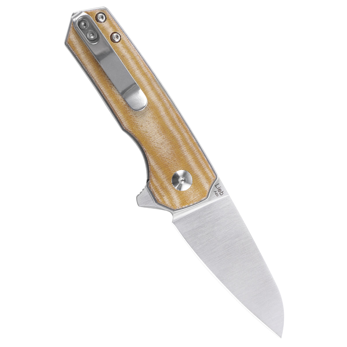 Kizer Lieb Micarta Brown V2541N4 (2.3" Stain)