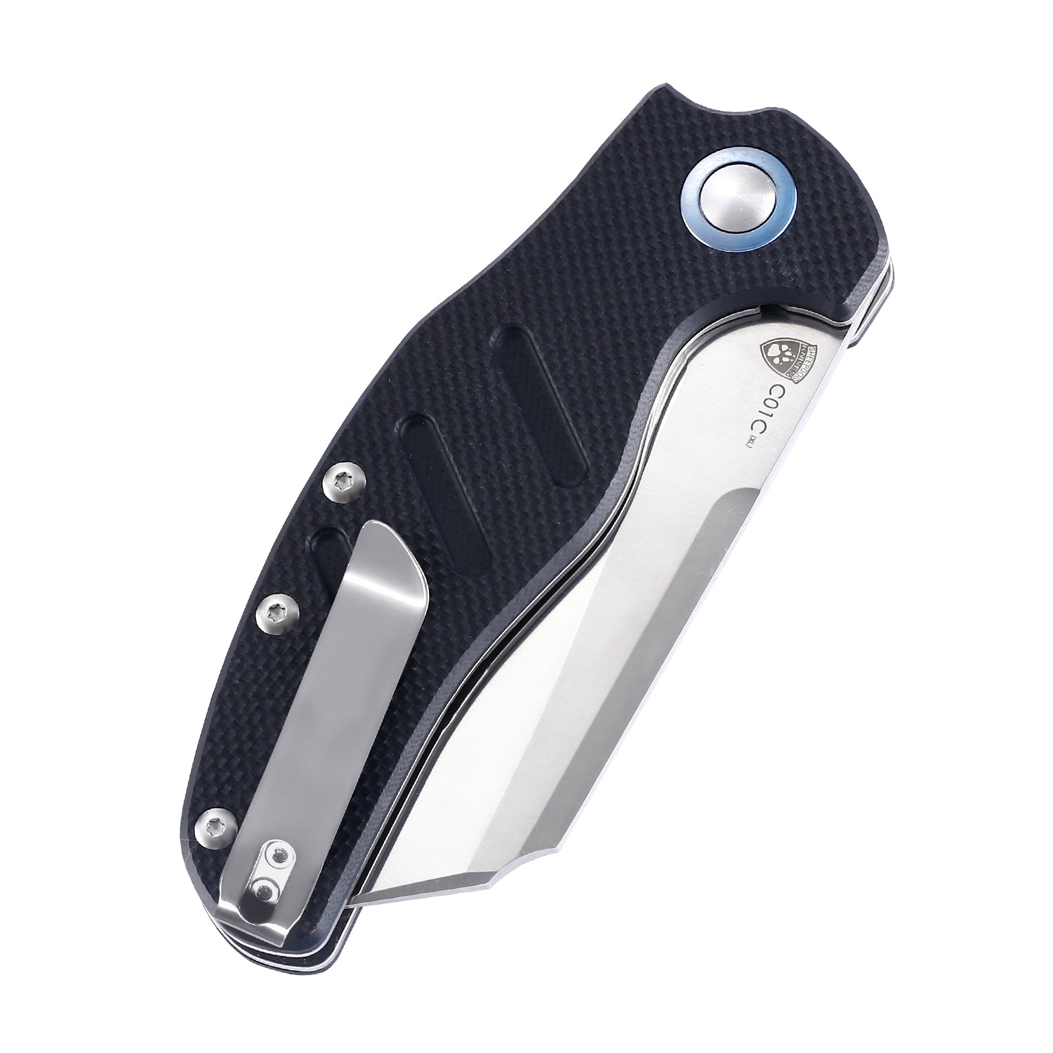 Kizer Sheepdog C01c XL G-10 Black V5488C1 (3.94" Satin)