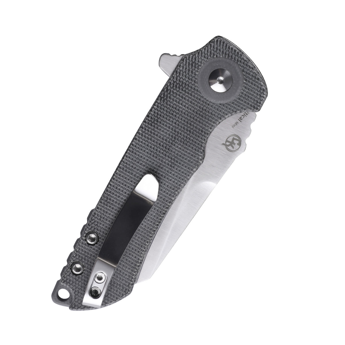 Kizer Mini Critical Micarta Black V3508A2 (3" Satin)