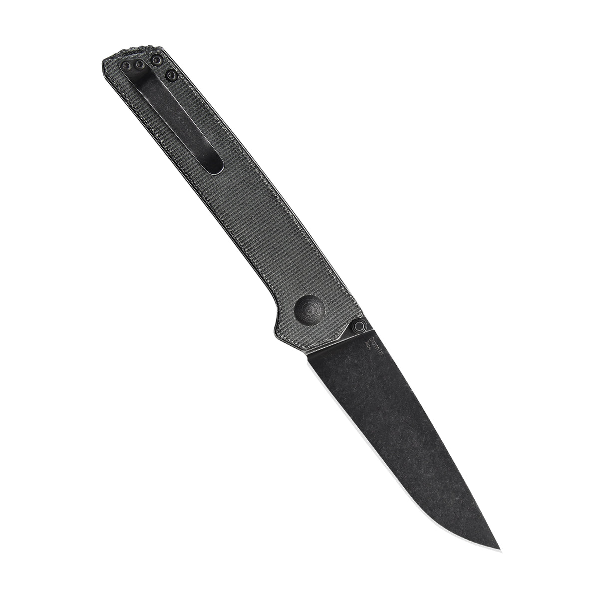 Kizer Domin Micarta Black V4516N5 (3.46" Black stonewash)