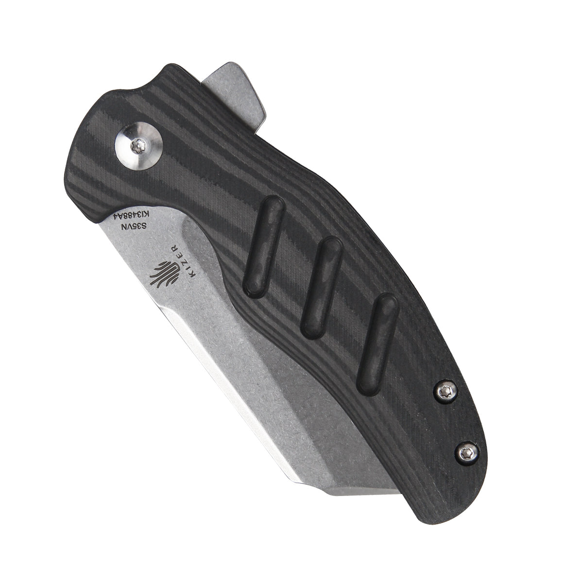 Kizer C01c Mini Sheepdog Carbon Fiber Black Ki3488A4 (2.6" Stonewash)