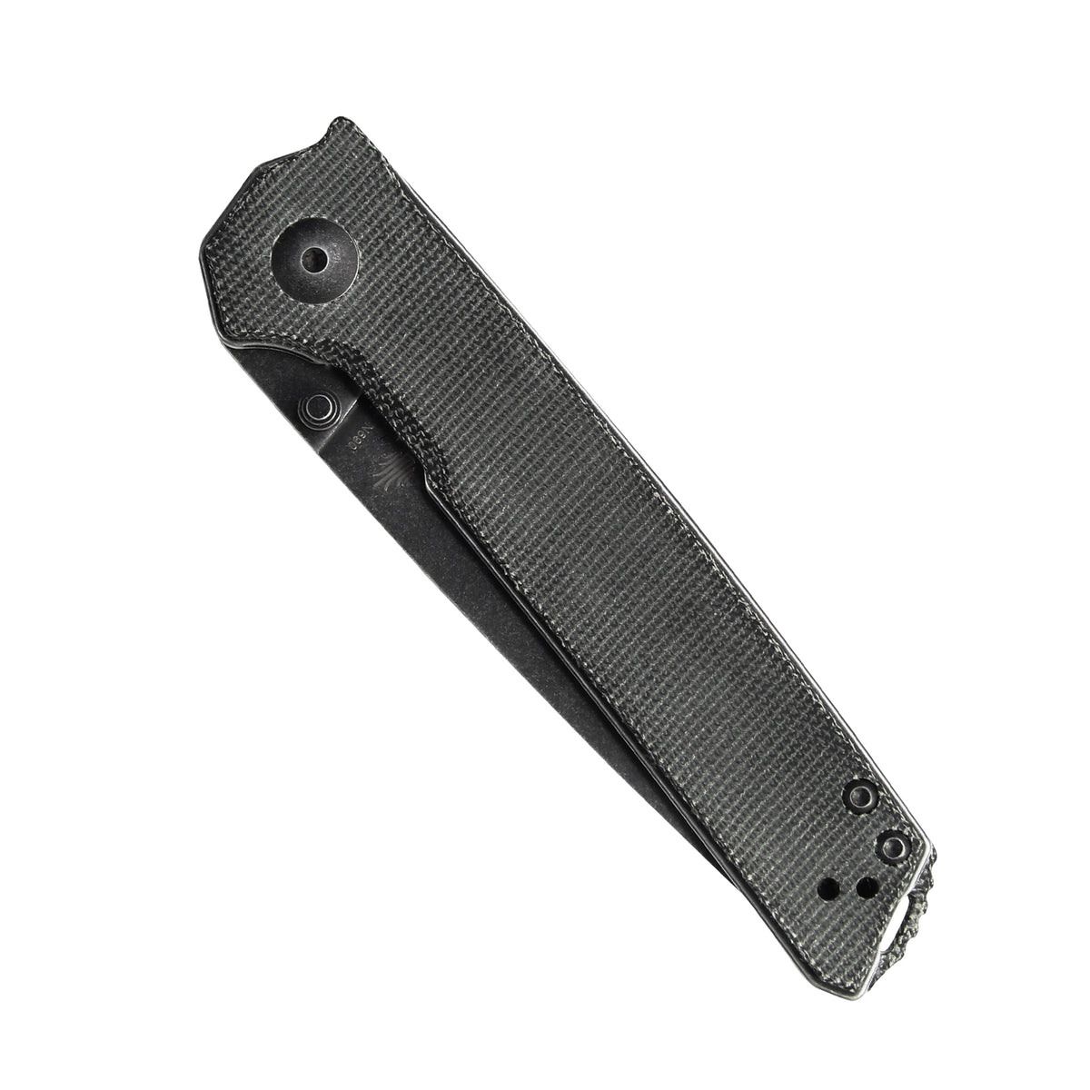 Kizer Domin Micarta Black V4516N5 (3.46" Black stonewash)