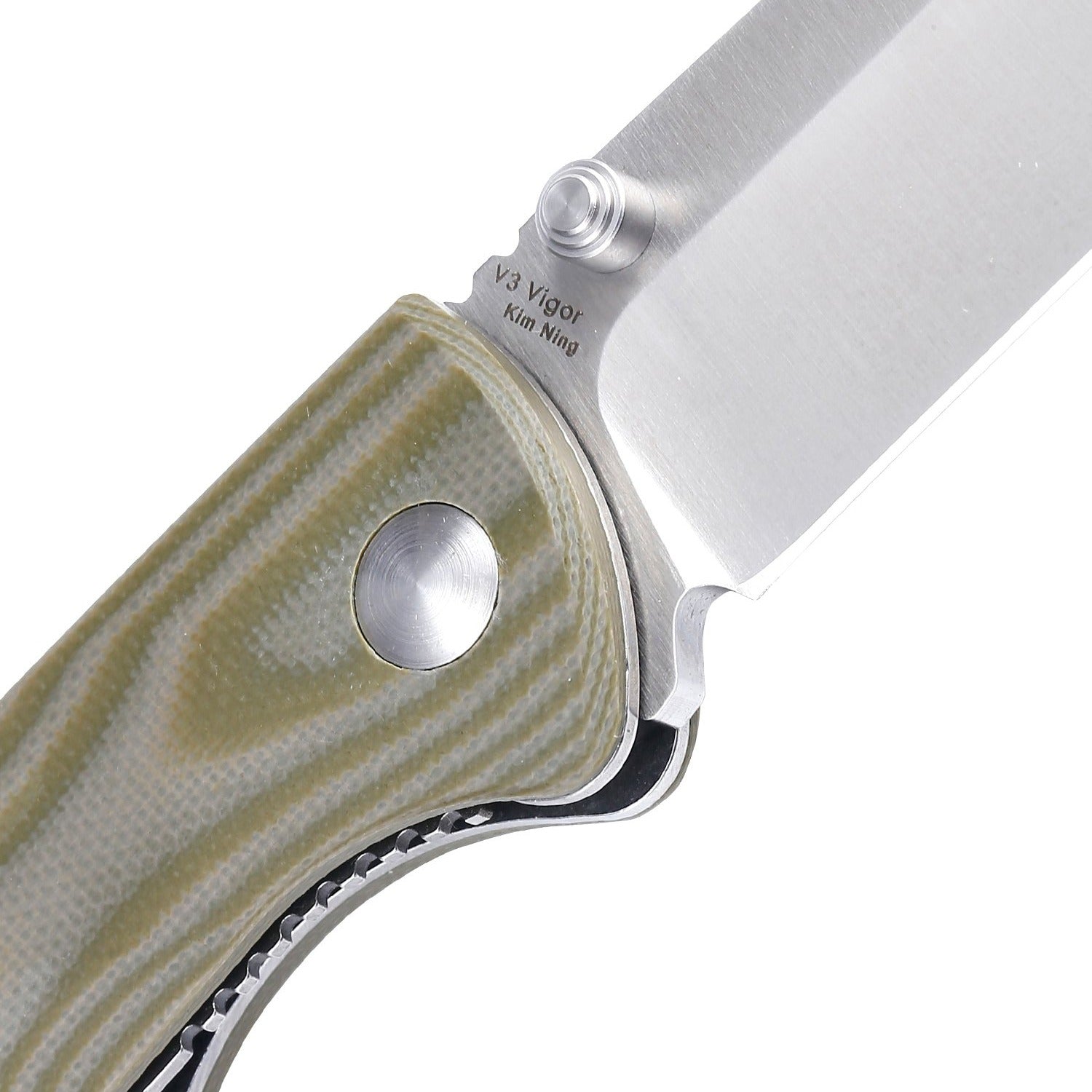 Kizer Vigor G10 Green V3403N2 (2.99" Stonewash)