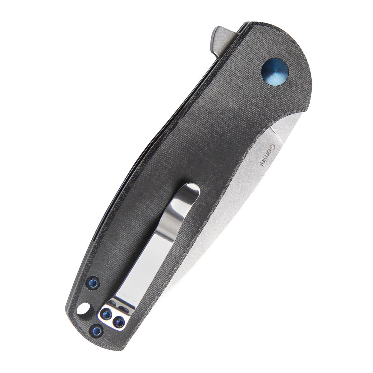 Kizer Gemini Micarta Black V3471N3 (3.13" Stonewash)