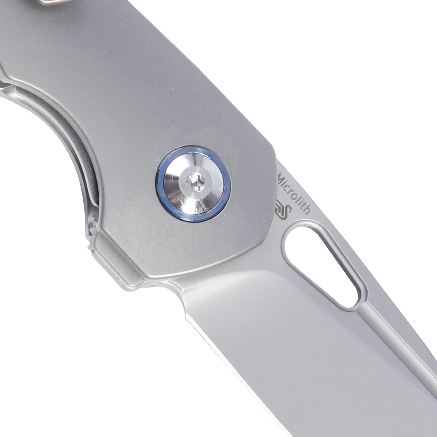 Kizer Microlith Titanium Silver Ki2533A1 (2.4" Bead Blast)