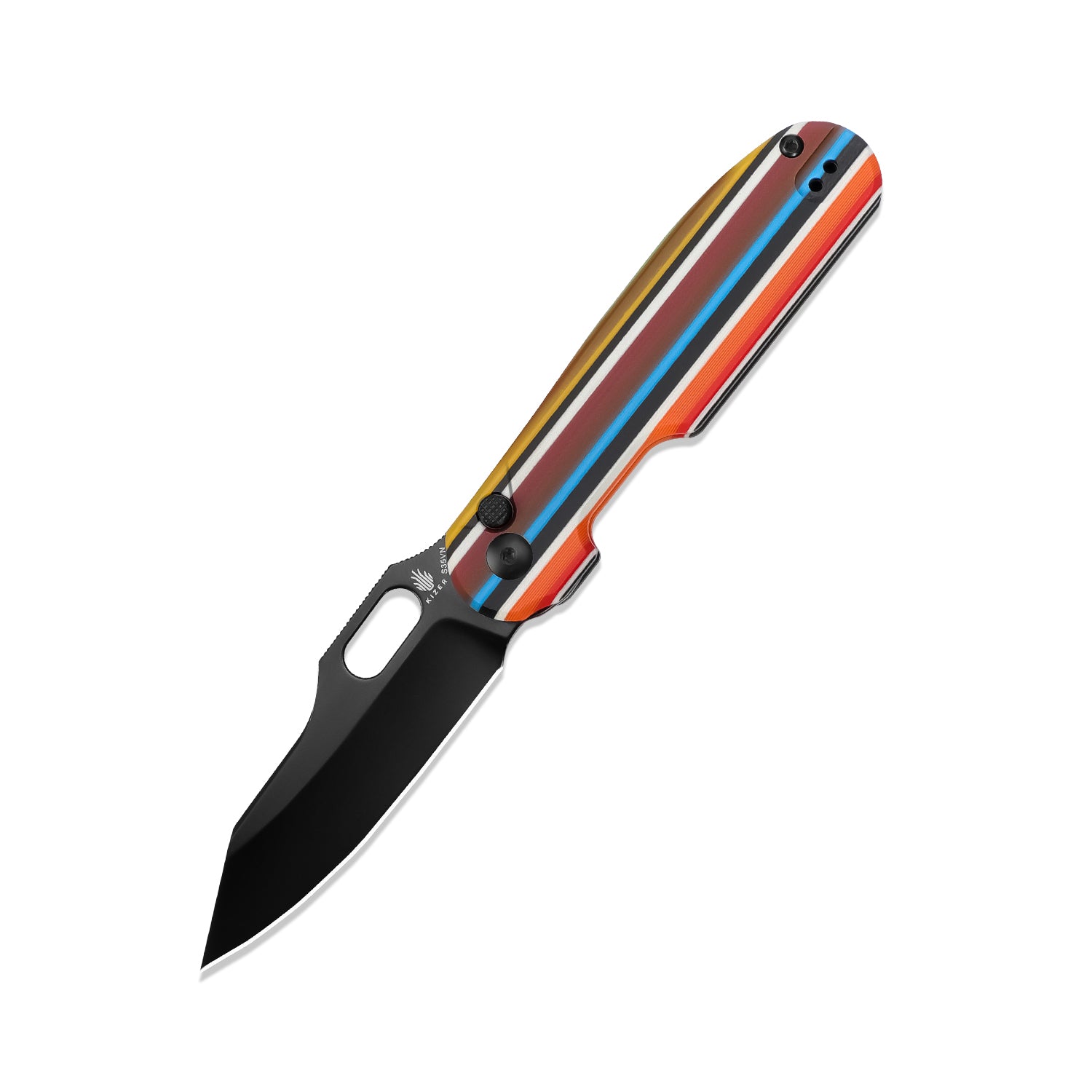 Serape Series Cormorant 3.23 inches Colour G10 Handle EDC Knife