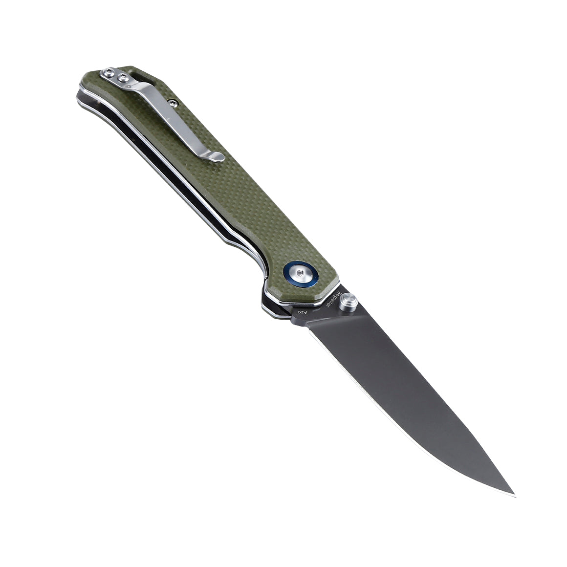 Kizer Begleiter G10 Green V4458N2 (3.56" Grey Ti-Coated)