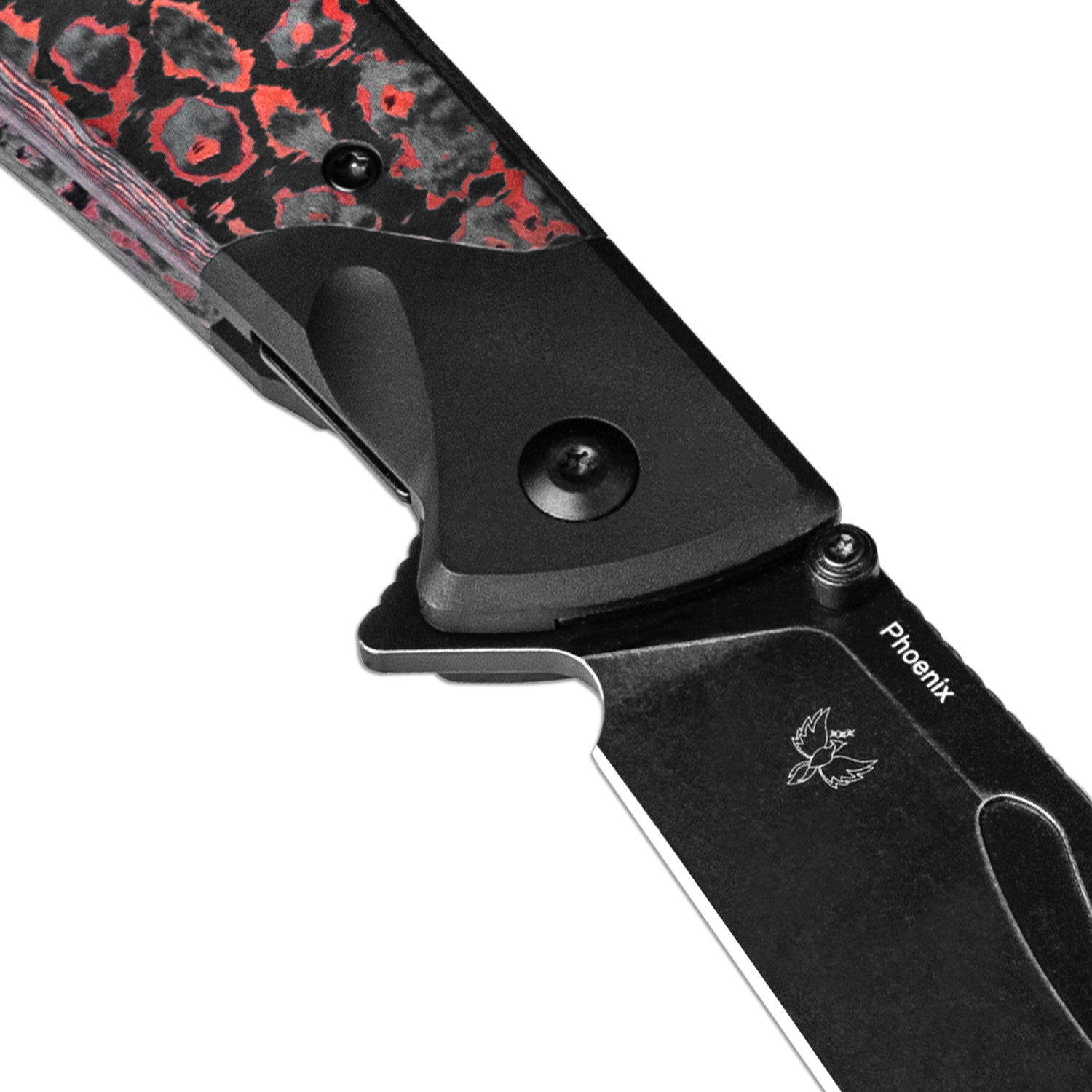 Phoenix 3.58 inch Fatcarbon+Aluminium Handle Ki4647A1-Kizer