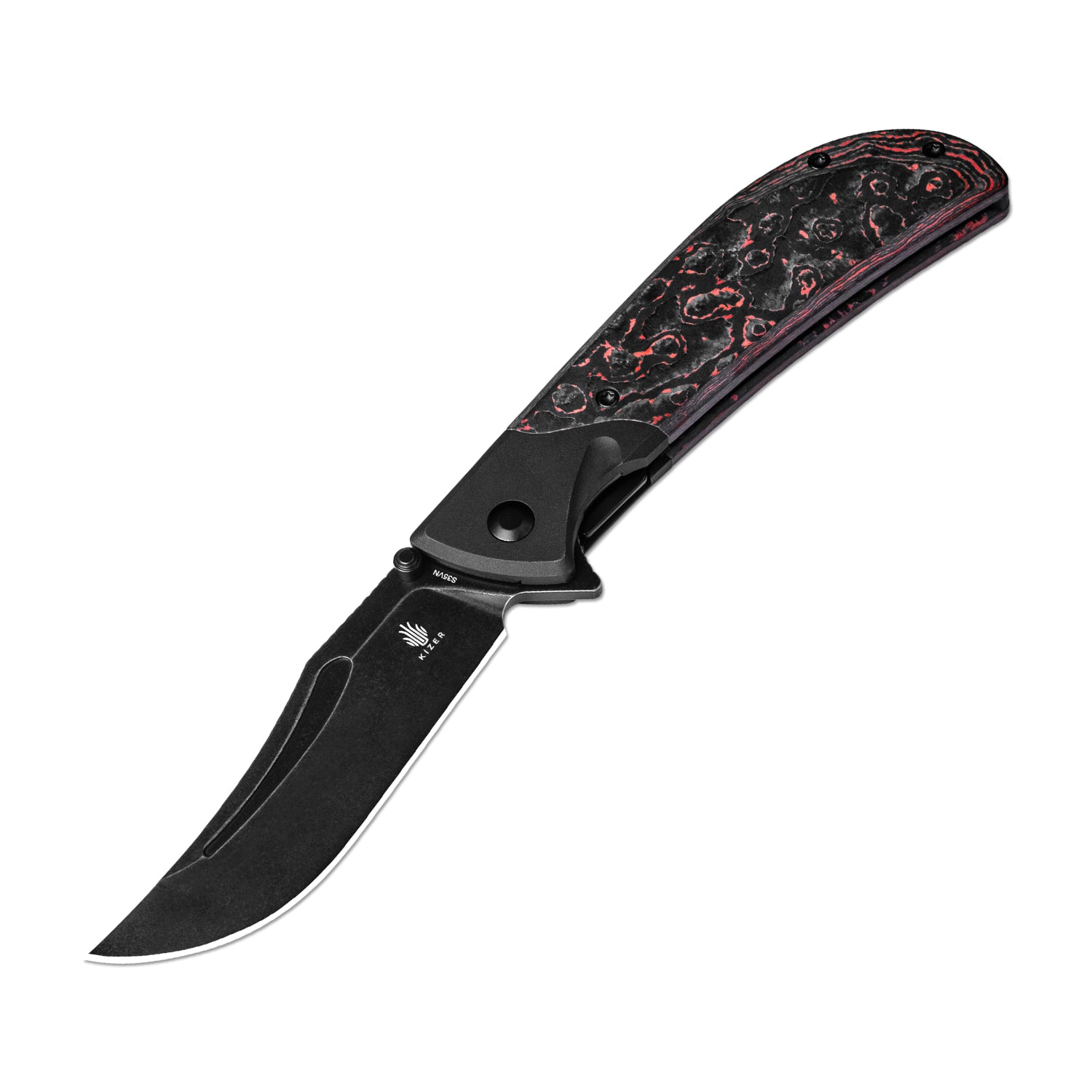 Phoenix 3.58 inch Fatcarbon+Aluminium Handle Ki4647A1-Kizer