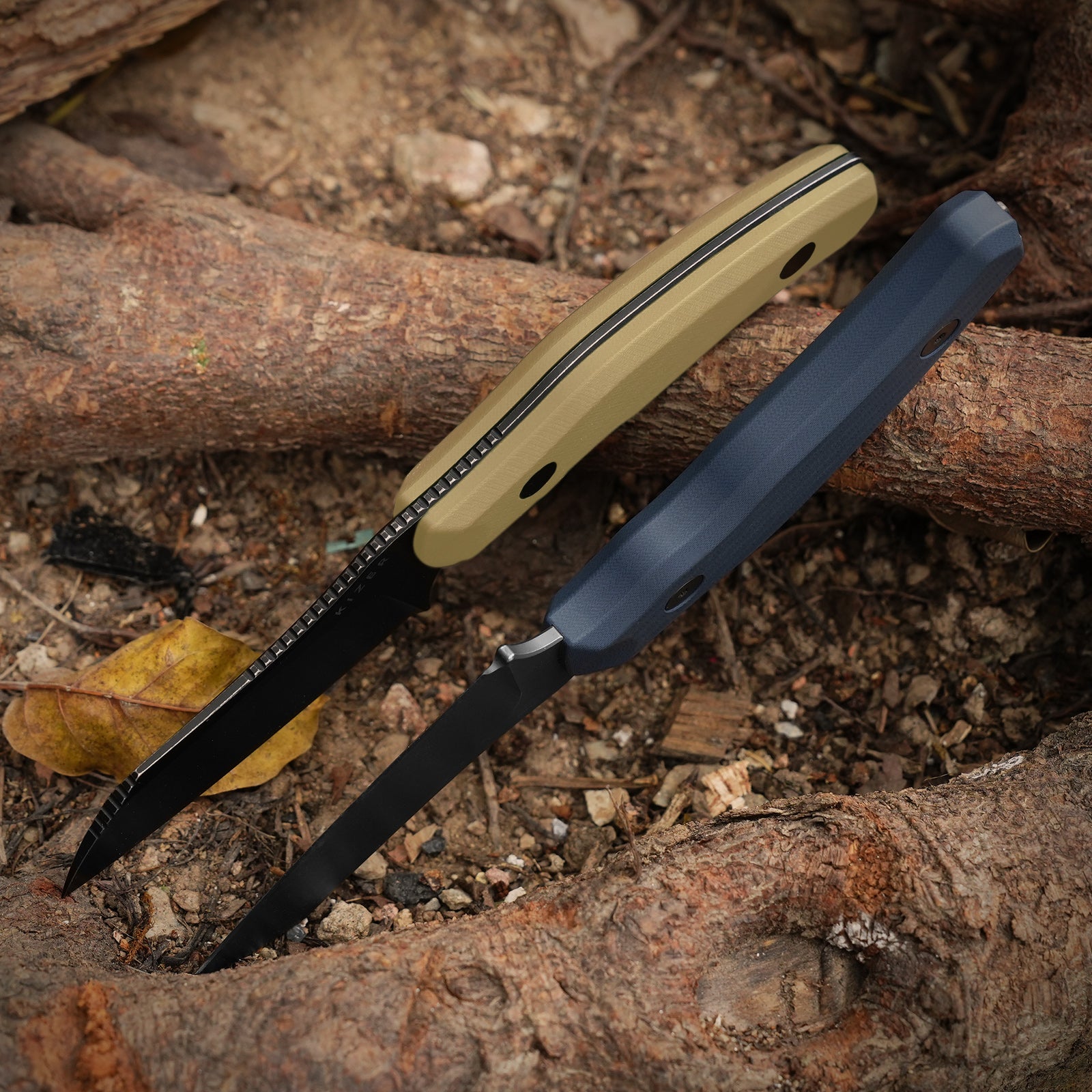 Bulldog Fix | One-Piece G10 Handle | 14C28N | Fixed Blade | KizerV™ 11