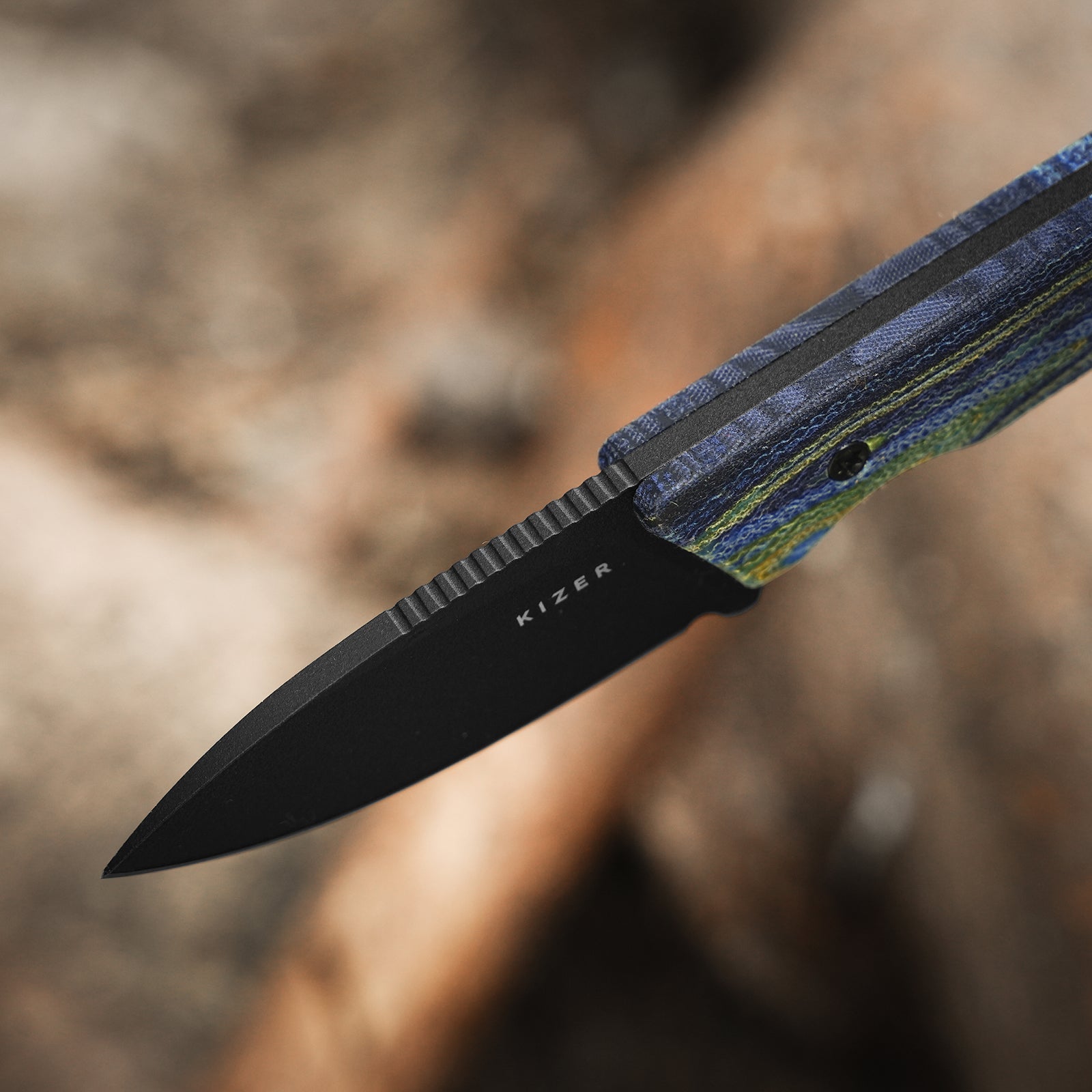 Whiskey Jack | G-CARTA (STARRY NIGHT 1) | Multiple Carry Options | Skeletonized Tang | CPM 10V | KizerB™ 1108A4