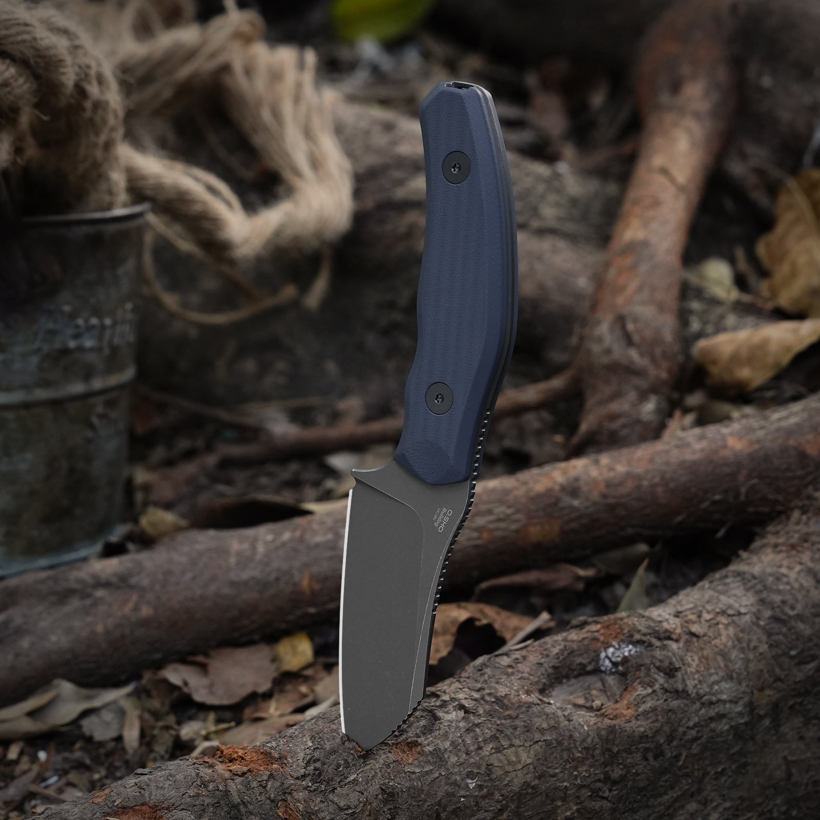 Bulldog Fix | One-Piece G10 Handle | 14C28N | Fixed Blade | KizerV™ 11