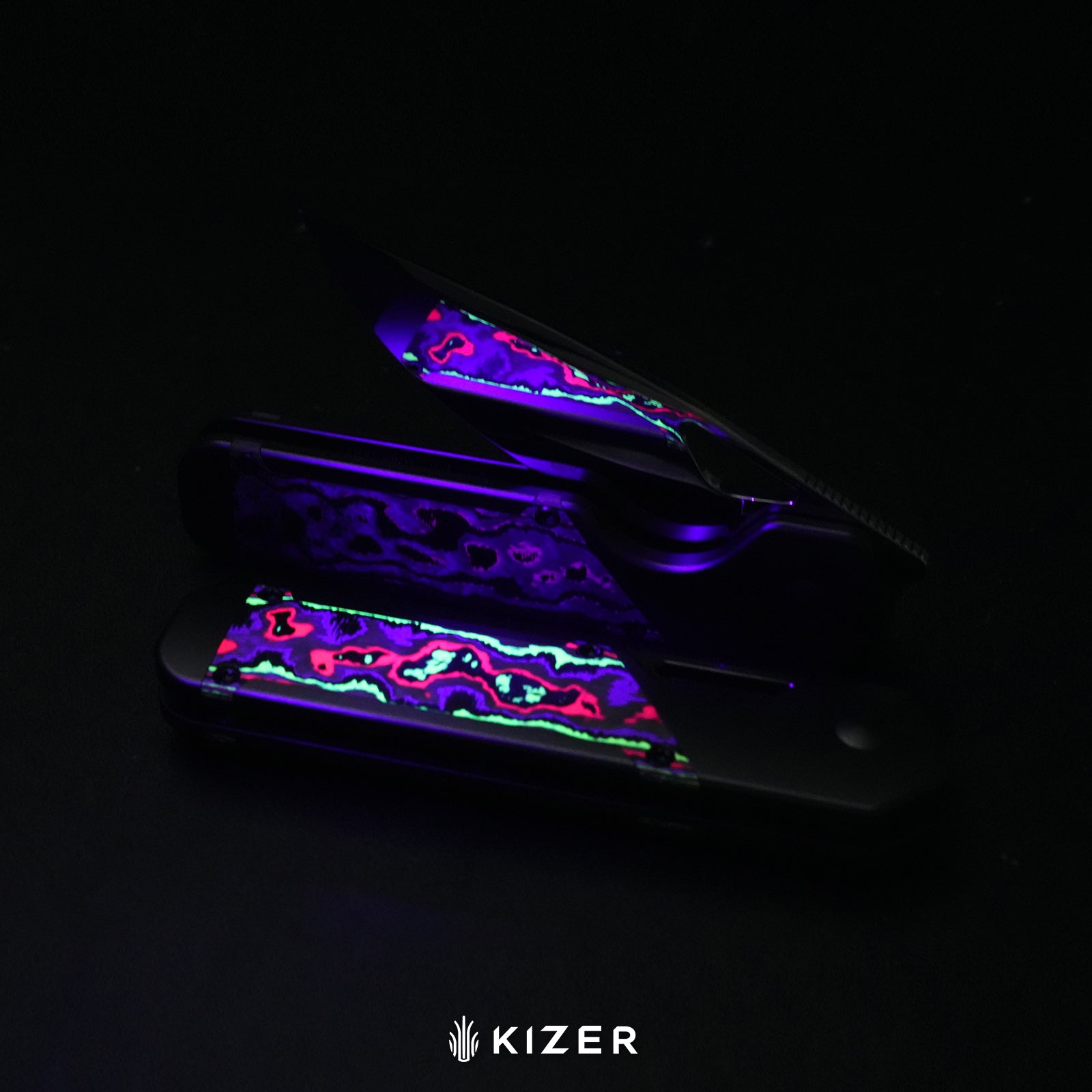Militaw® | S45VN | Polished Ultra DLC | Titanium+KizerNova™ Joker Carbon Fiber| KizerB™ 3634A9