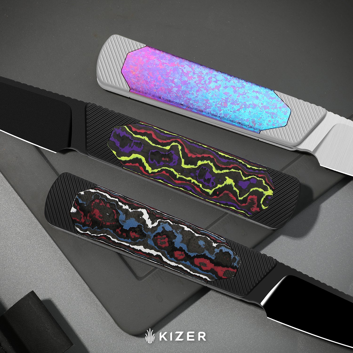 Hallow KwikSwap™ | Aluminium & Exclusive KizerNova CF Joker | CPM 10V | KizerB™ 1123A5 Limited