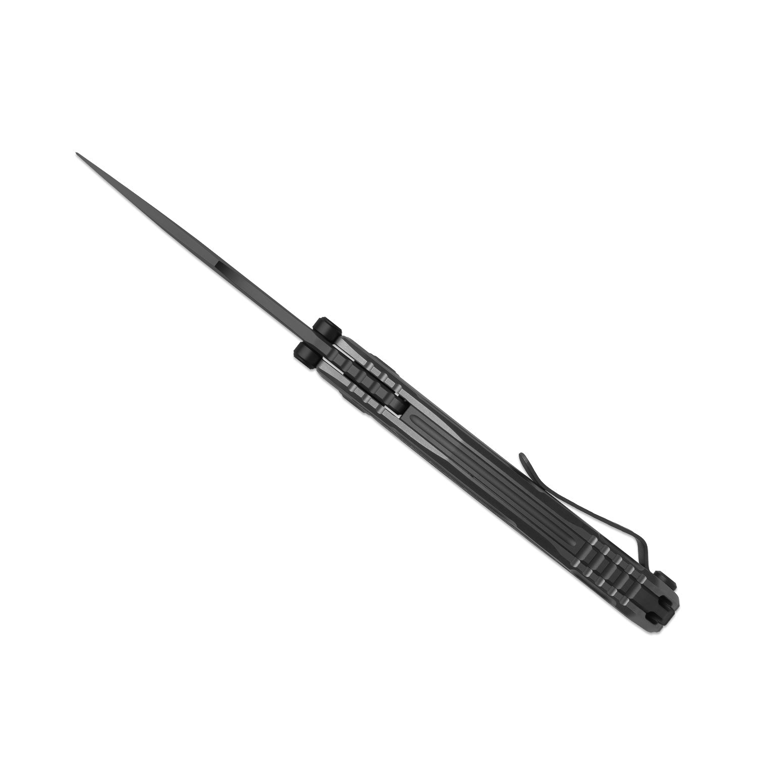 銀牙 SILVER WING-LITE | S45VN+Black PVD Coating & Flat Brushed+Flat Grind |