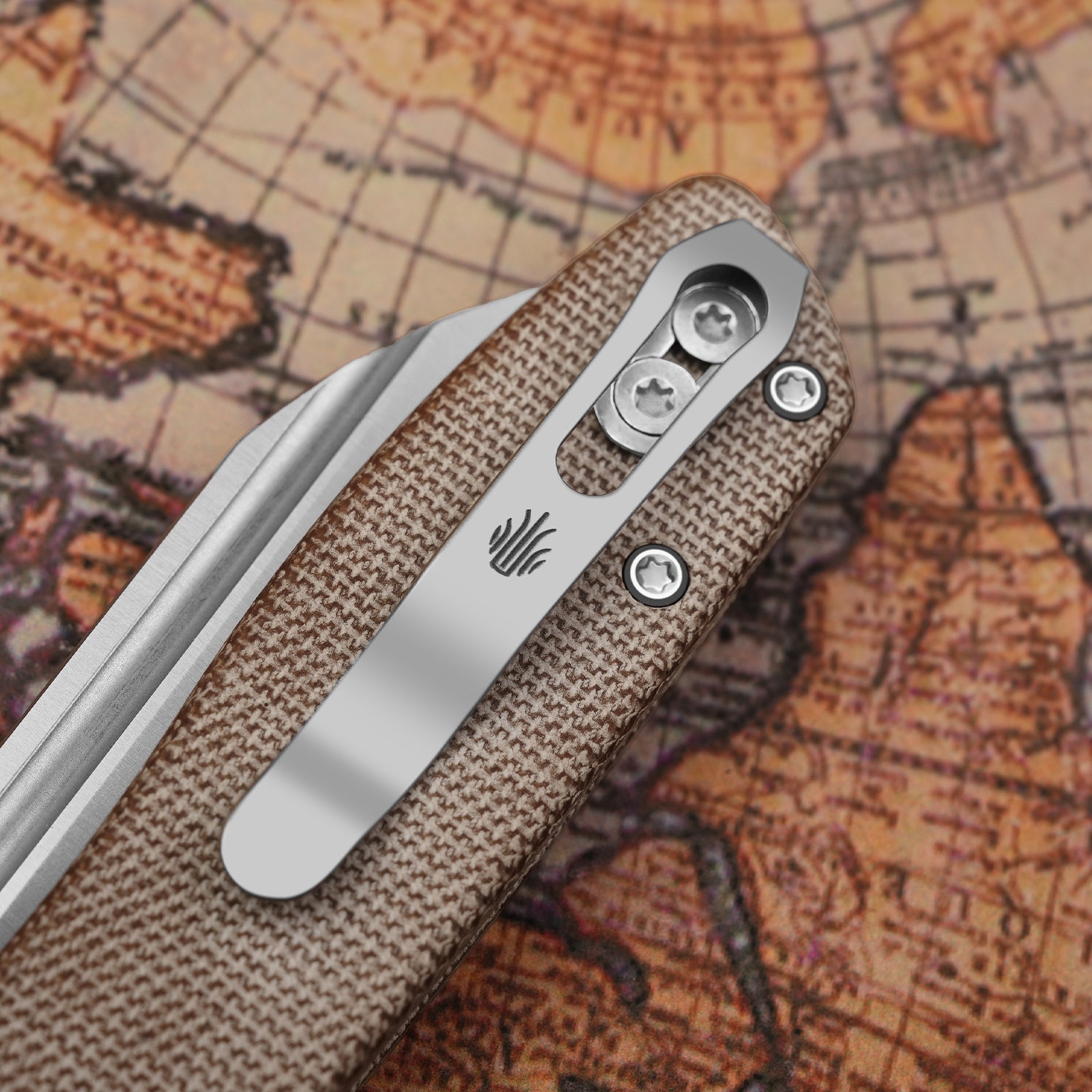 Renissance | Kizer Button Liner Lock™ | Norplex UltreX™ Micarta | N690