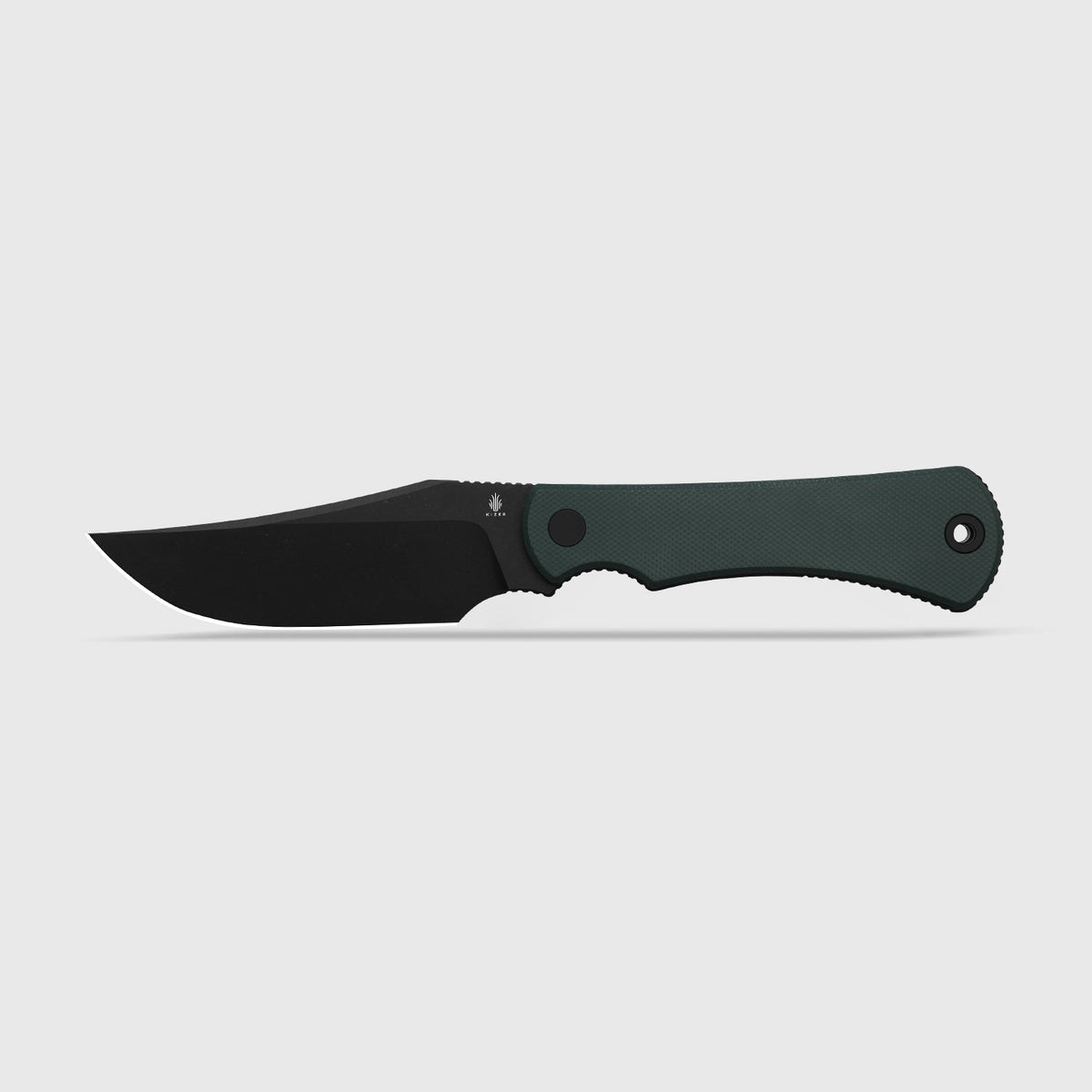 Field Guide | Trailing Point | AEB-L | Black PVD Coating & Stonewash | Norplex UltreX™ G10 | KizerV™ 1117A2