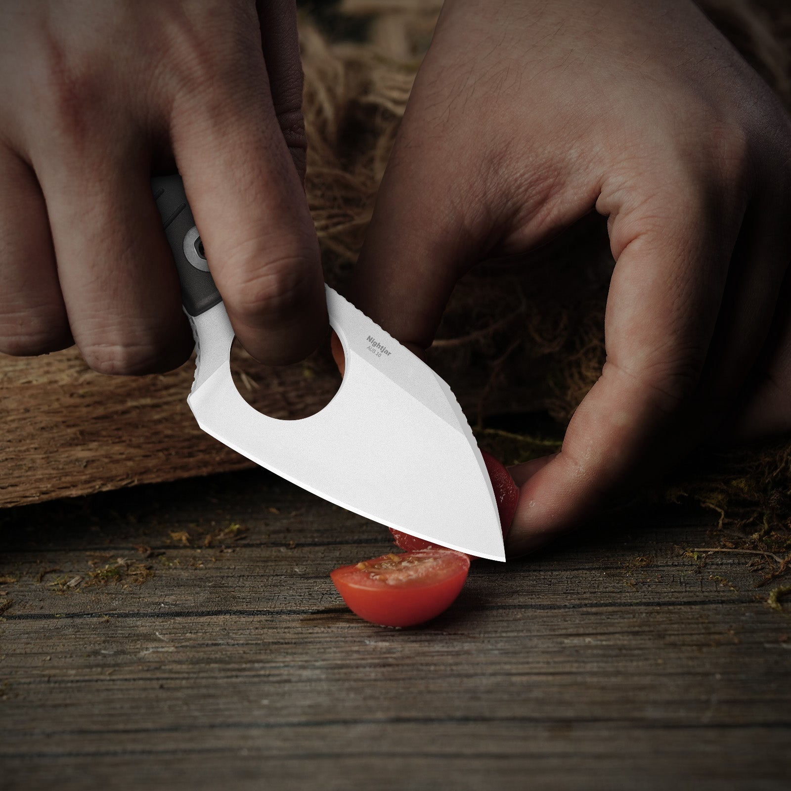 Nightjar | Japan AICHI AUS-10 Steel | Sheepfoot Fixed Blade | Norplex