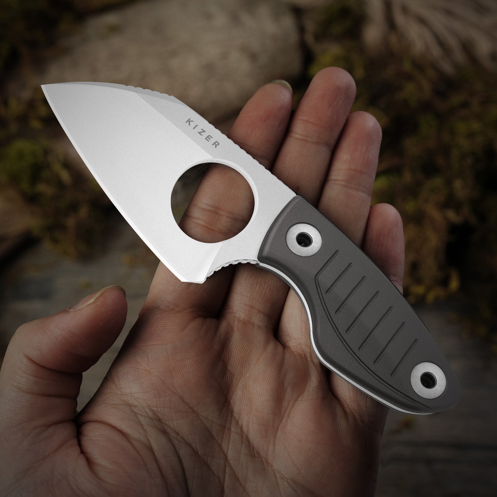 Nightjar | Japan AICHI AUS-10 Steel | Sheepfoot Fixed Blade | Norplex