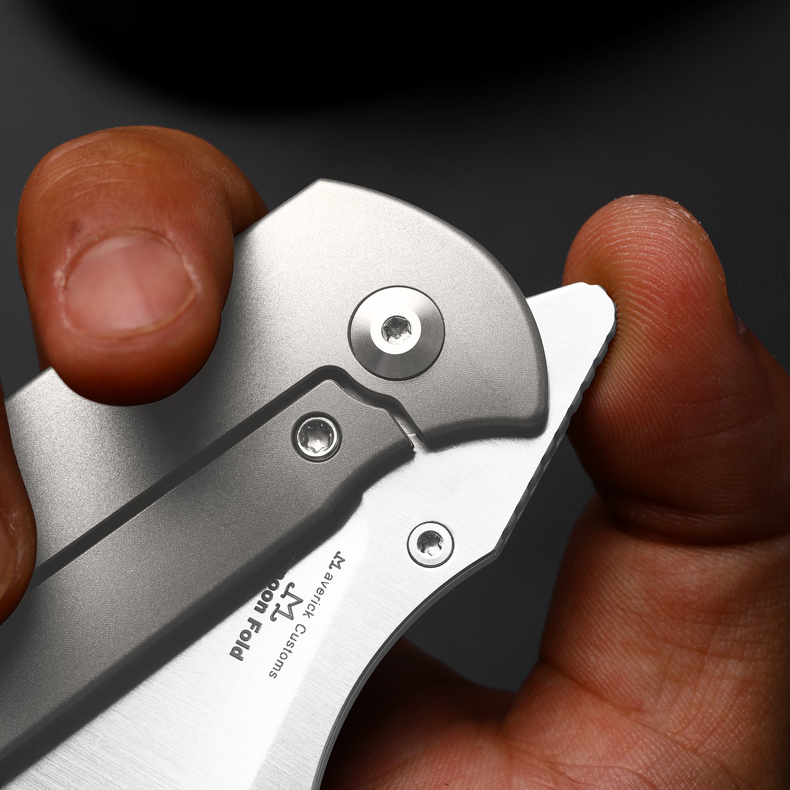 HARPOON FOLD | Elmax + Hollow Grind + Matte DLC Ultra | FRAME LOCK | T