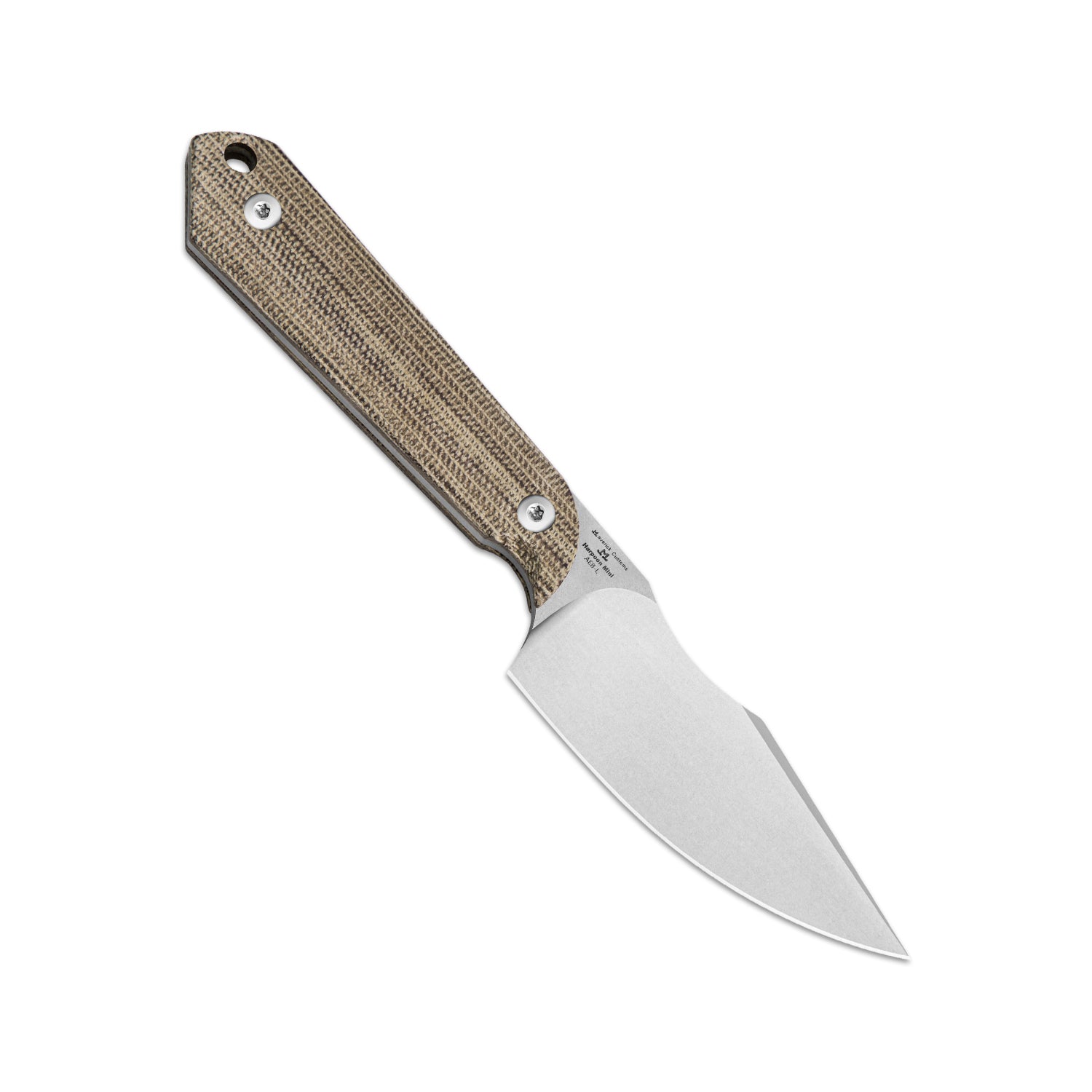 Mini Harpoon 3 inch AEB-L Micarta 1040S7-Kizer
