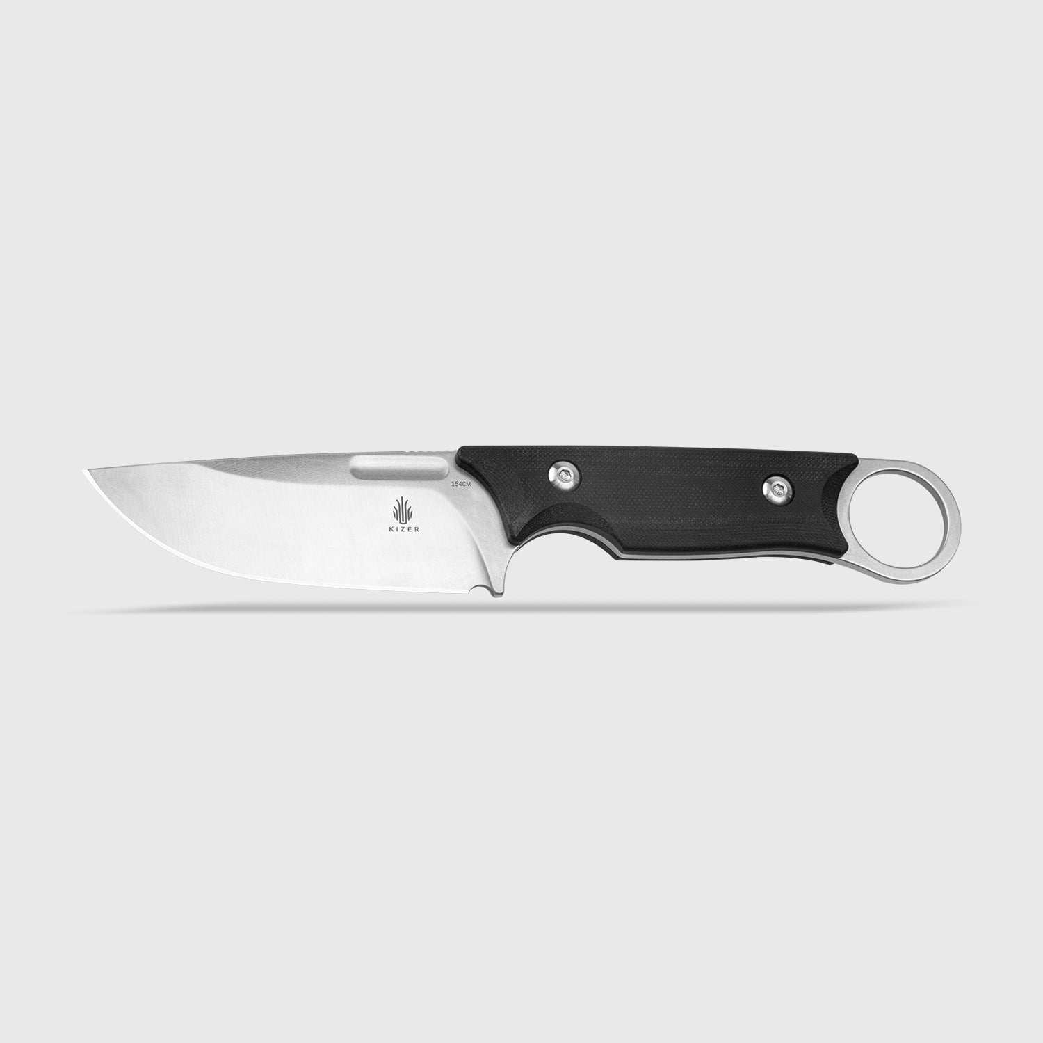 Cabox 3.36 inch 154CM Blade Black G10 Handle 1048C1-Kizer