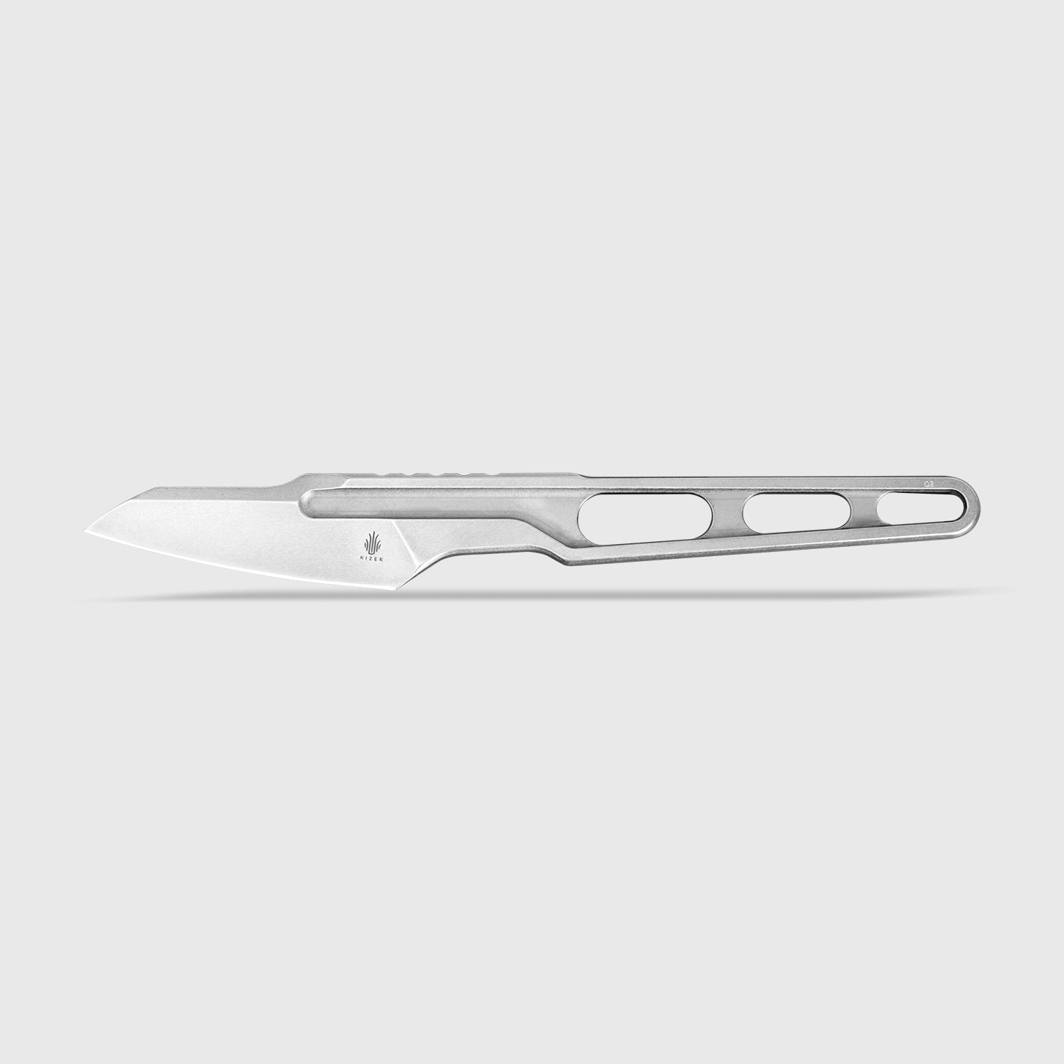 SCUTTLER 2.05 inch D2 Fixed Blade D2 Handle 1058A1-kizer