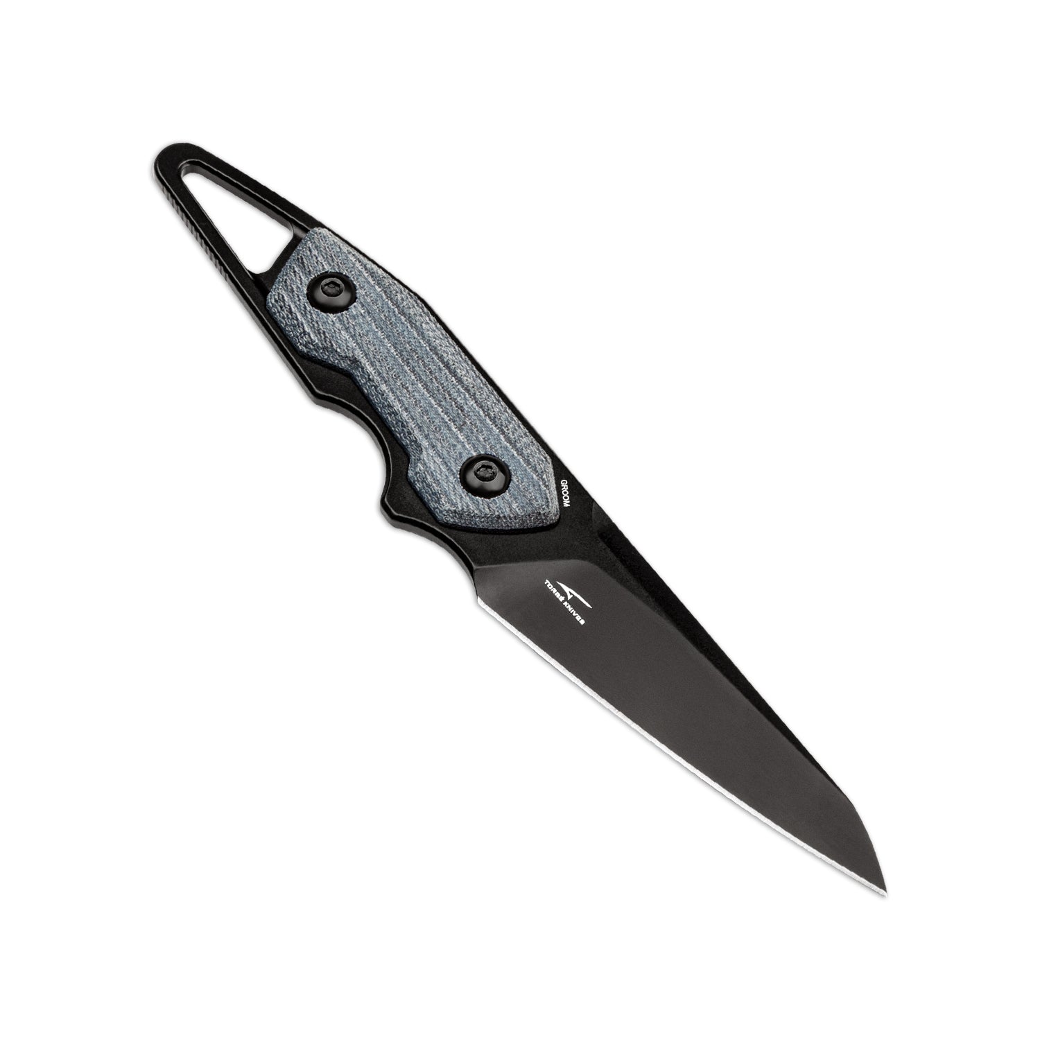 GROOM | D2 | Denim Micarta | 1060A1