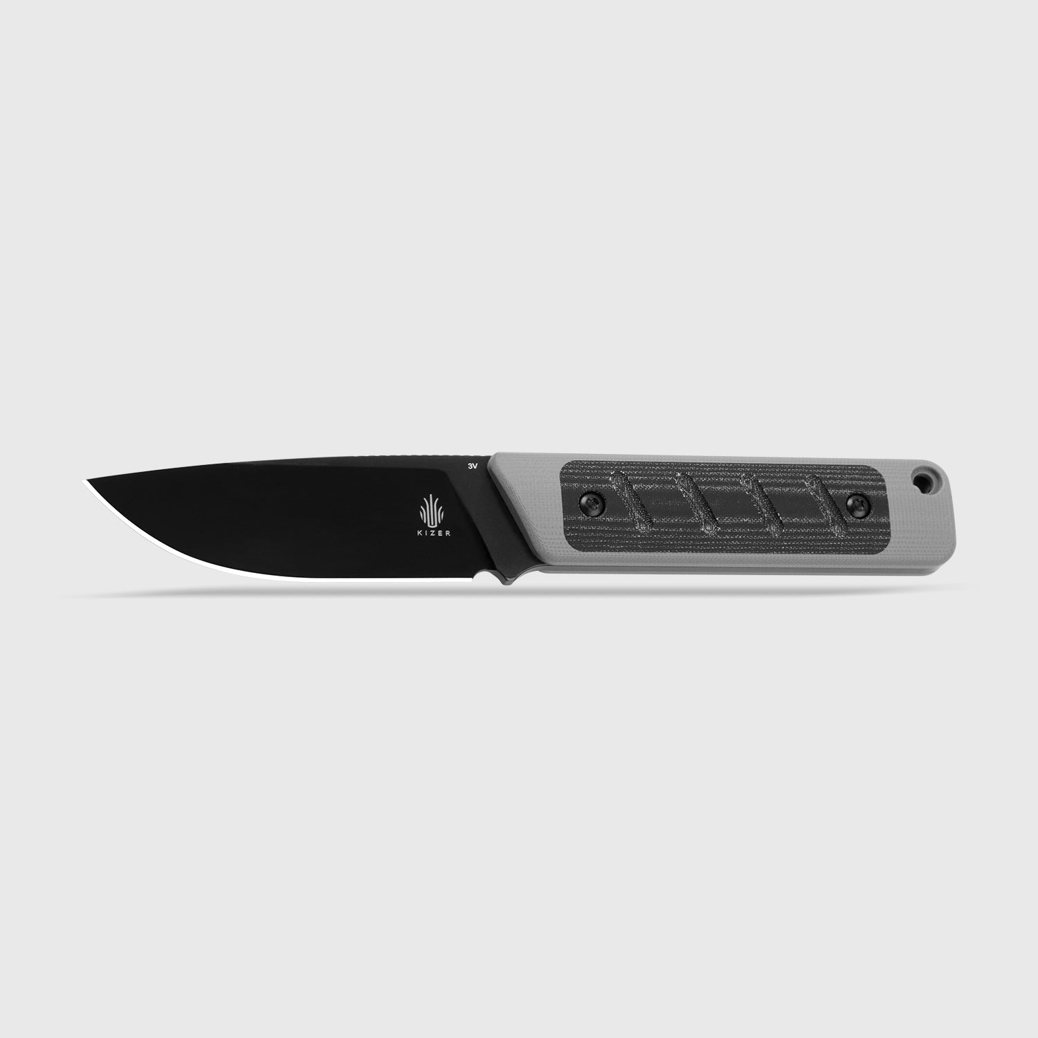 Kizer 2.93inch Smolt 3V Fixed Blade G10+Micarta Handle 1063A1 -Kizer