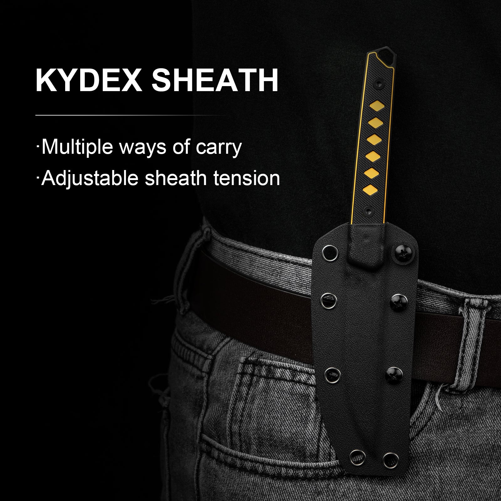 Kwaiken | Nitro-V | Black & Yellow G10 | 1066A3