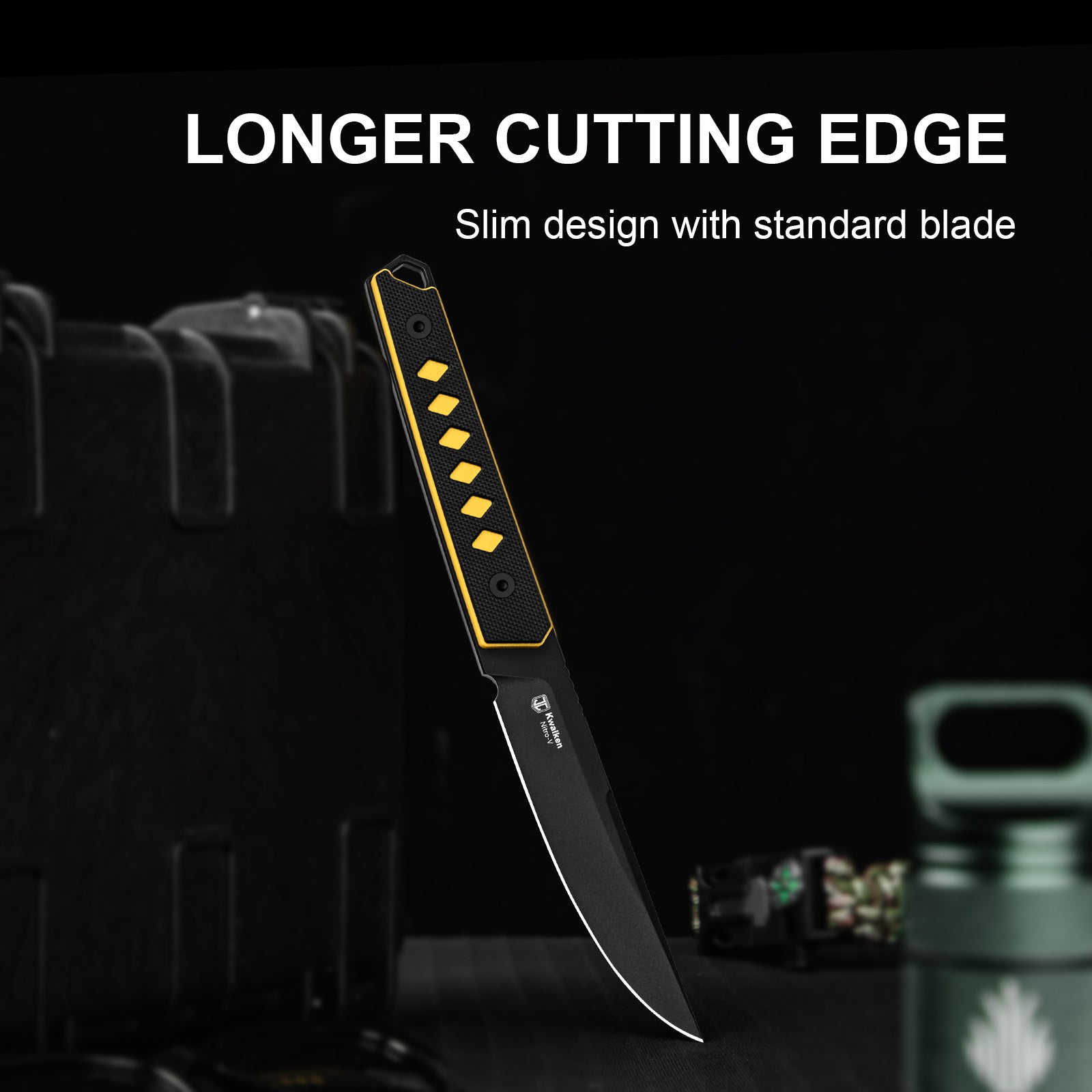 Kwaiken | Nitro-V | Black & Yellow G10 | 1066A3