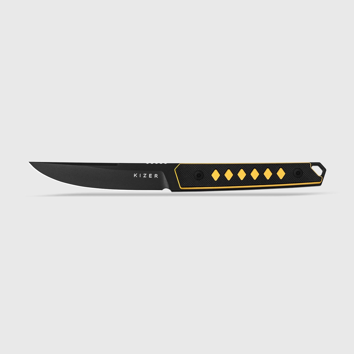 Kwaiken | Nitro-V | Black & Yellow G10 | KizerV™ 1066A3