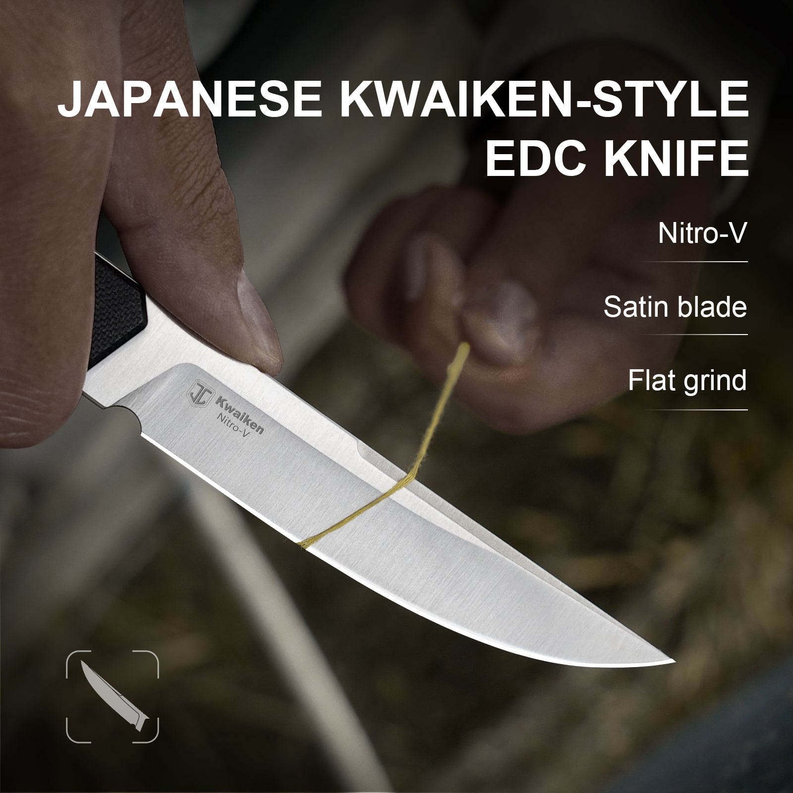 Kwaiken | Nitro-V | Black G10 | KizerV™ 1066A4
