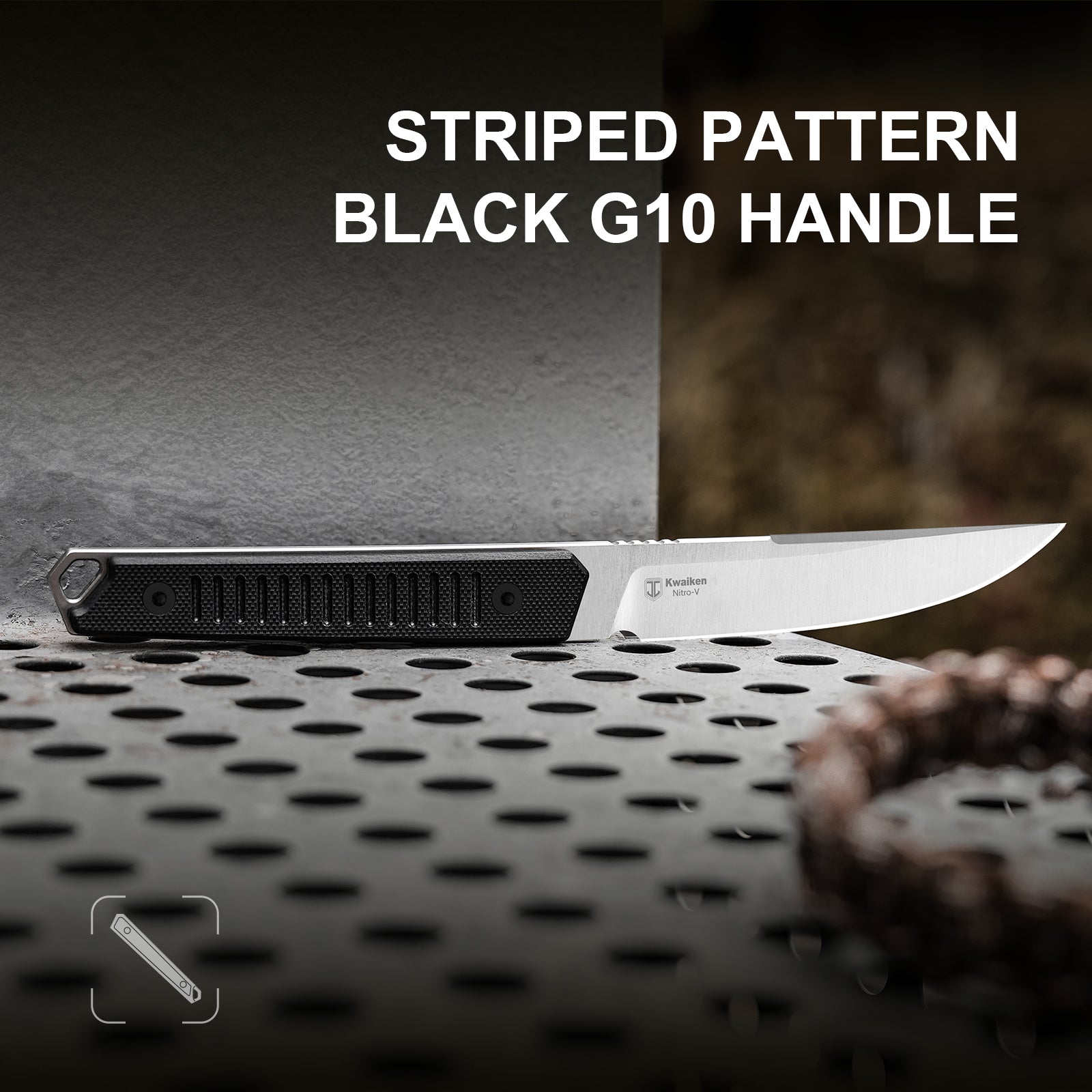 Kwaiken | Nitro-V | Black G10 | KizerV™ 1066A4