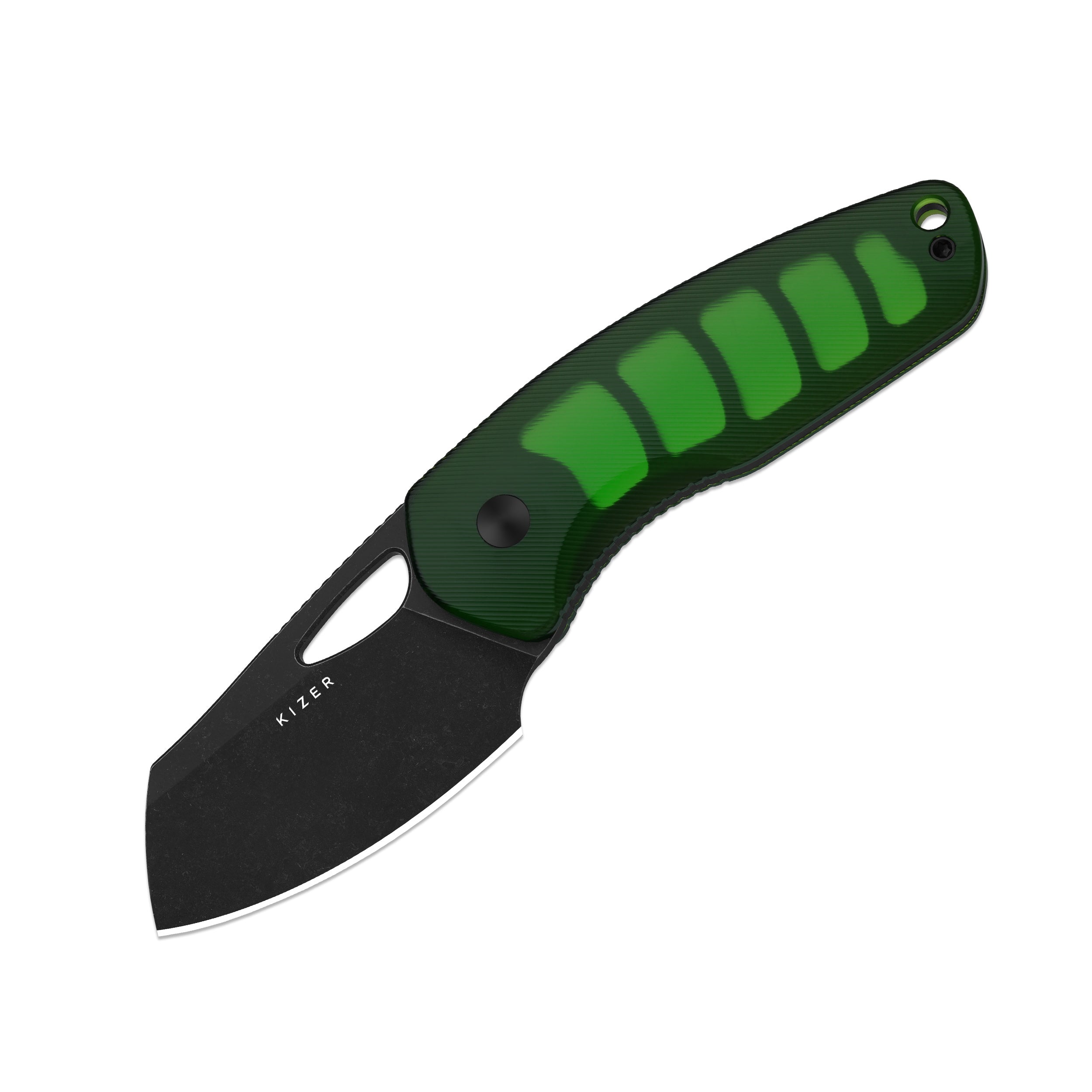 Hornet | Bee Belly Hollowed-out Handle | 14C28N | Fixed Blade | KizerV