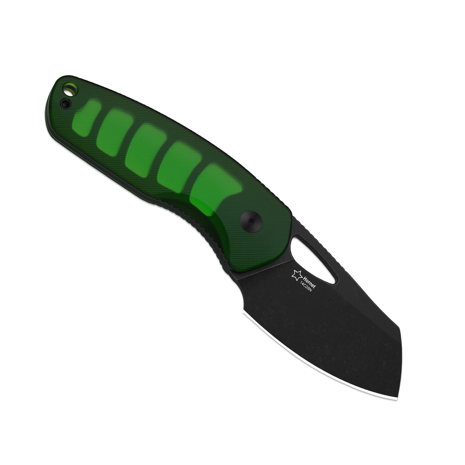 Hornet | Bee Belly Hollowed-out Handle | 14C28N | Fixed Blade | KizerV