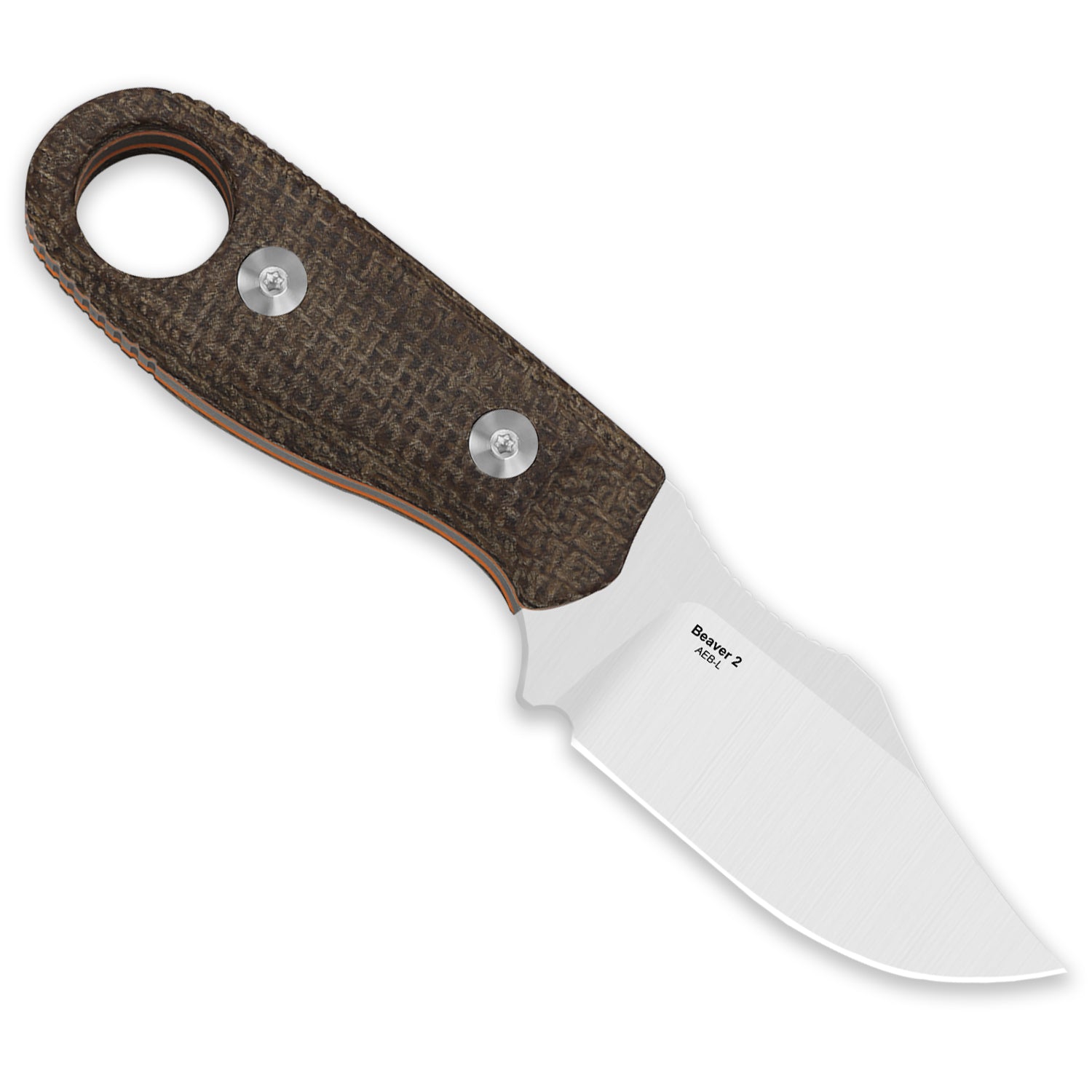 Beaver 2 - 2.75 inch AEB-L Micarta & G10 1078A4-Kizer