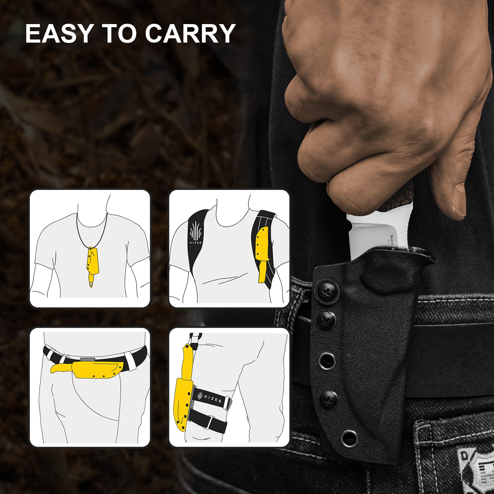 Beaver 2 | AEB-L | Micarta & G10 | 1078A4