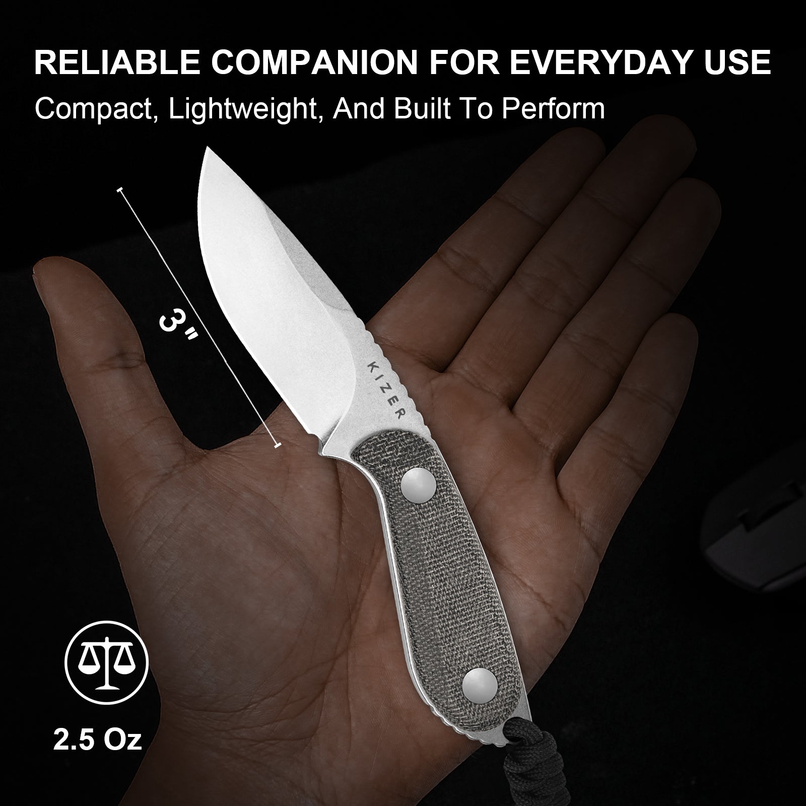 BUDDY | 14C28N | Micarta | KizerV™  1081A8