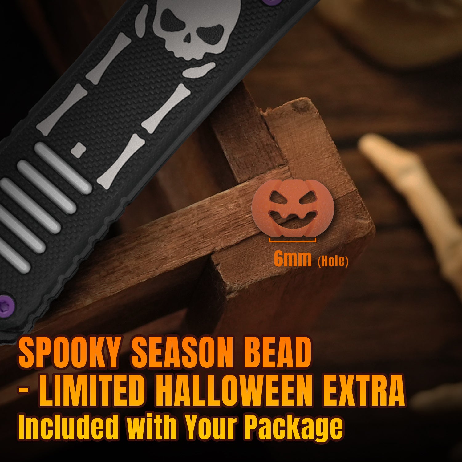 Halloween 3.5 Inch Hidden Agenda AEB-L Aluminum & G10 1083HW1