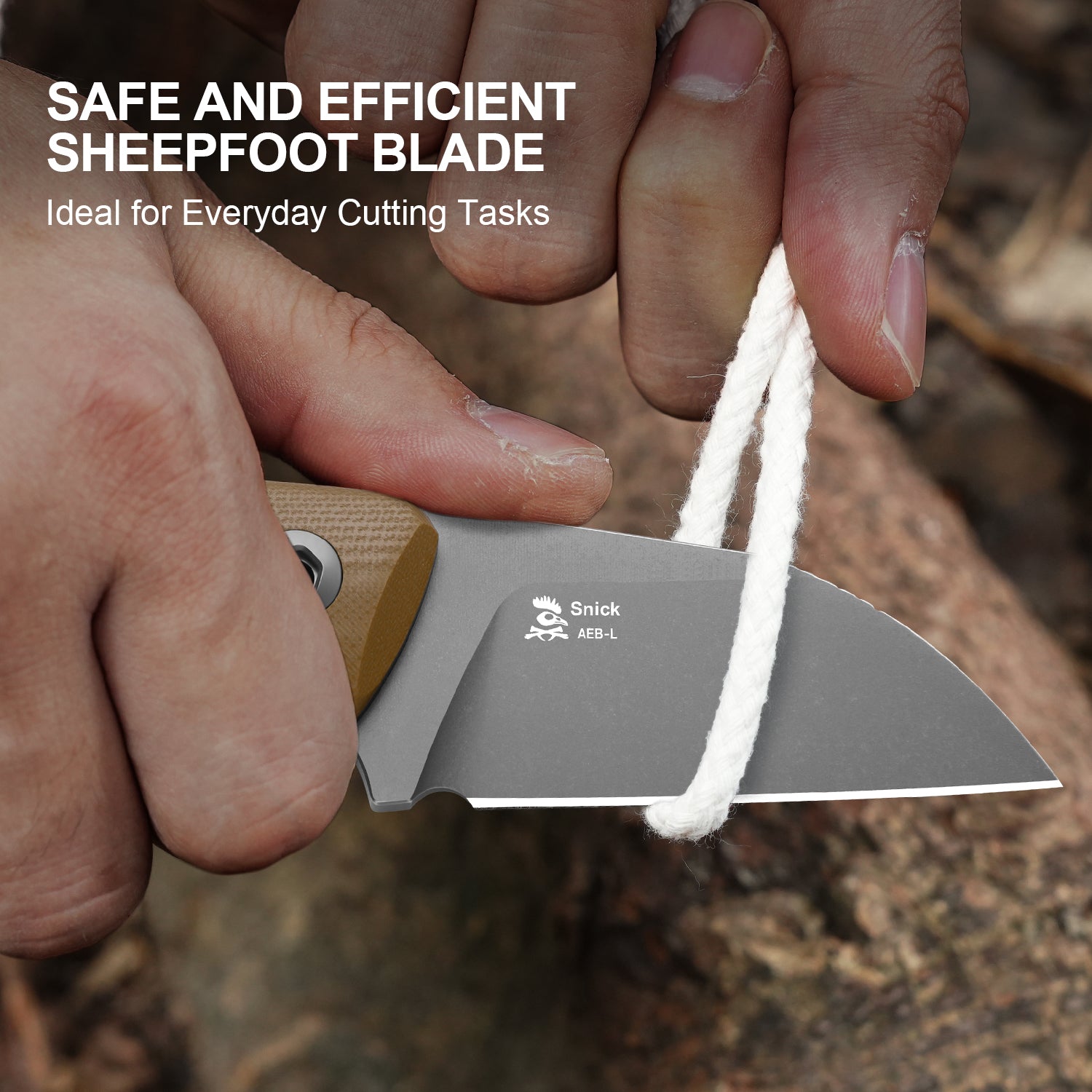 Snick | AEB-L | Two-Tone G10 | KizerV™ 1085A2